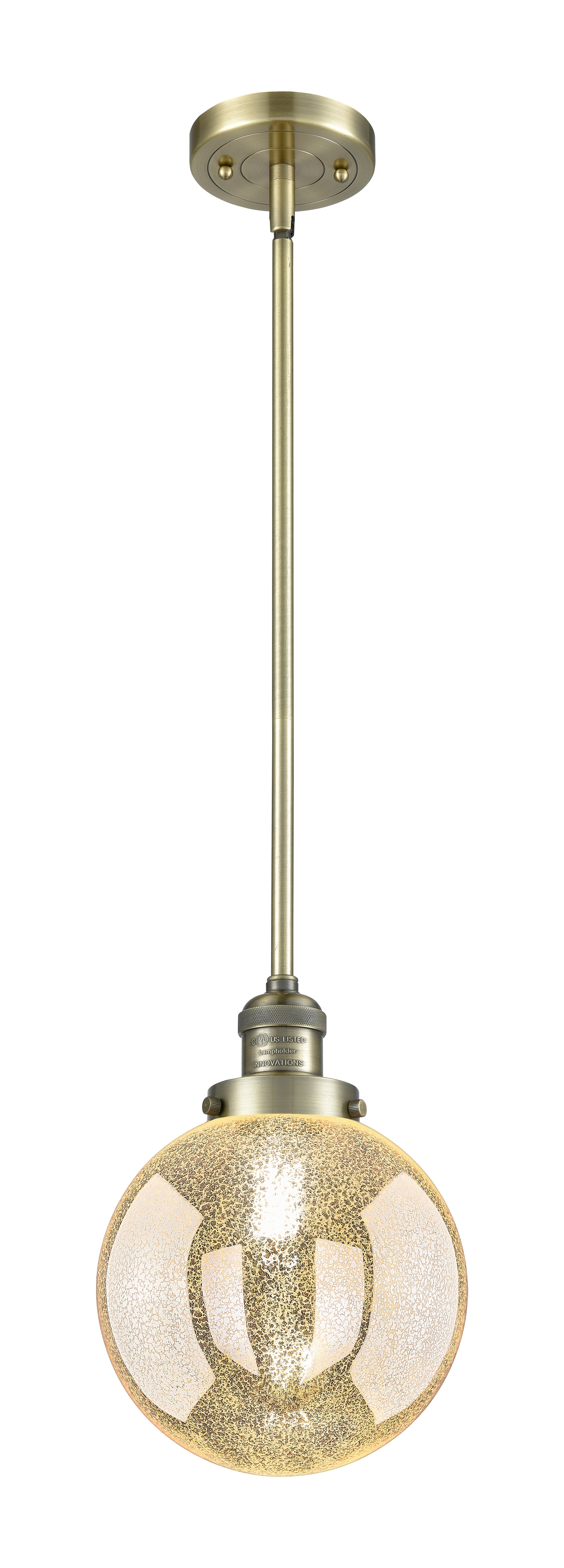 Franklin Restoration Antique Brass Pendant