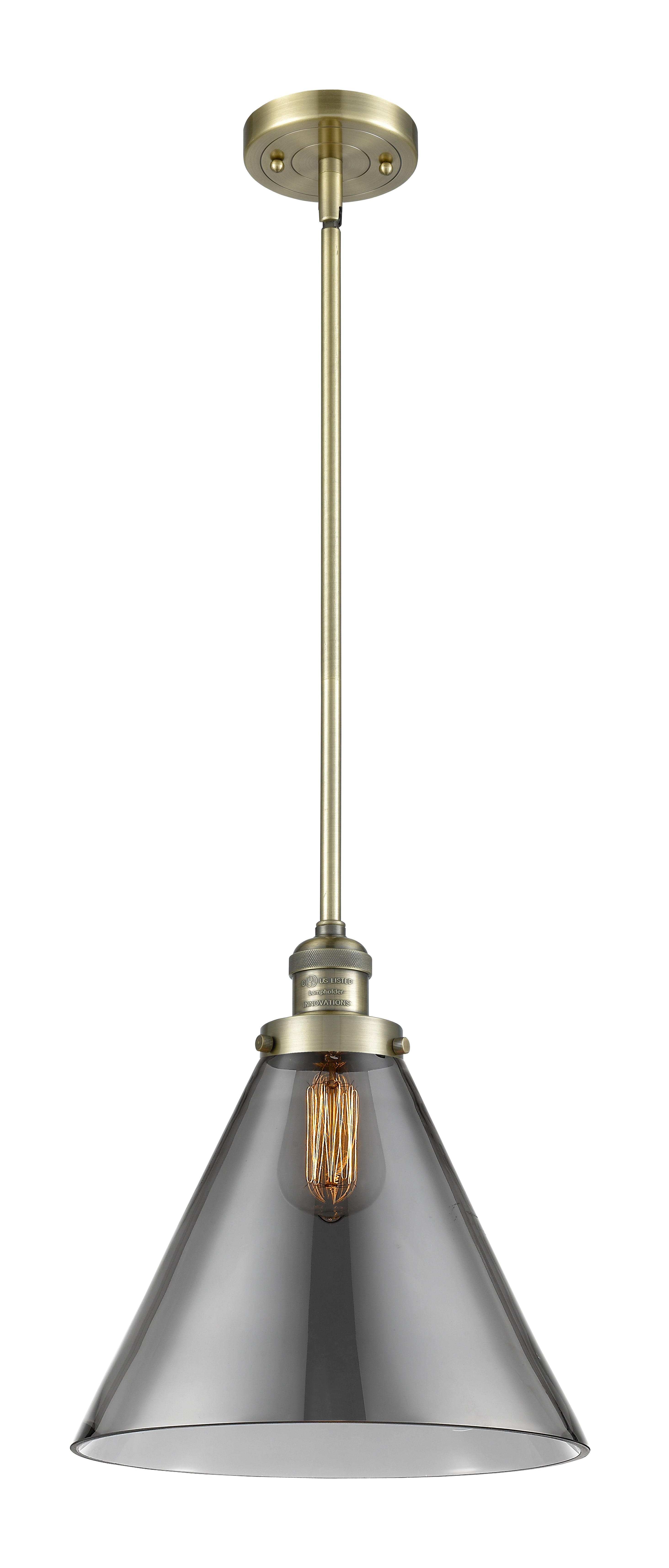 Franklin Restoration Mini Pendant Antique Brass