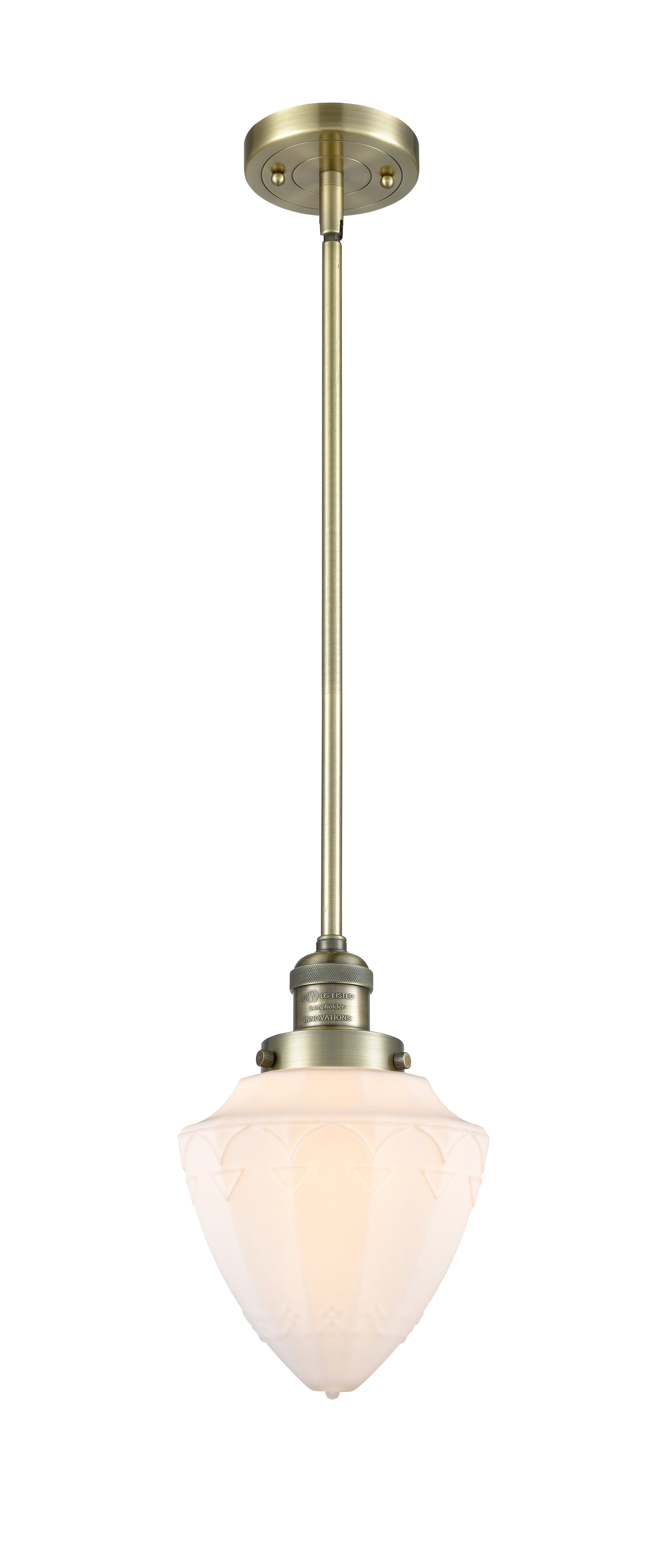 Franklin Restoration Antique Brass Mini Pendant
