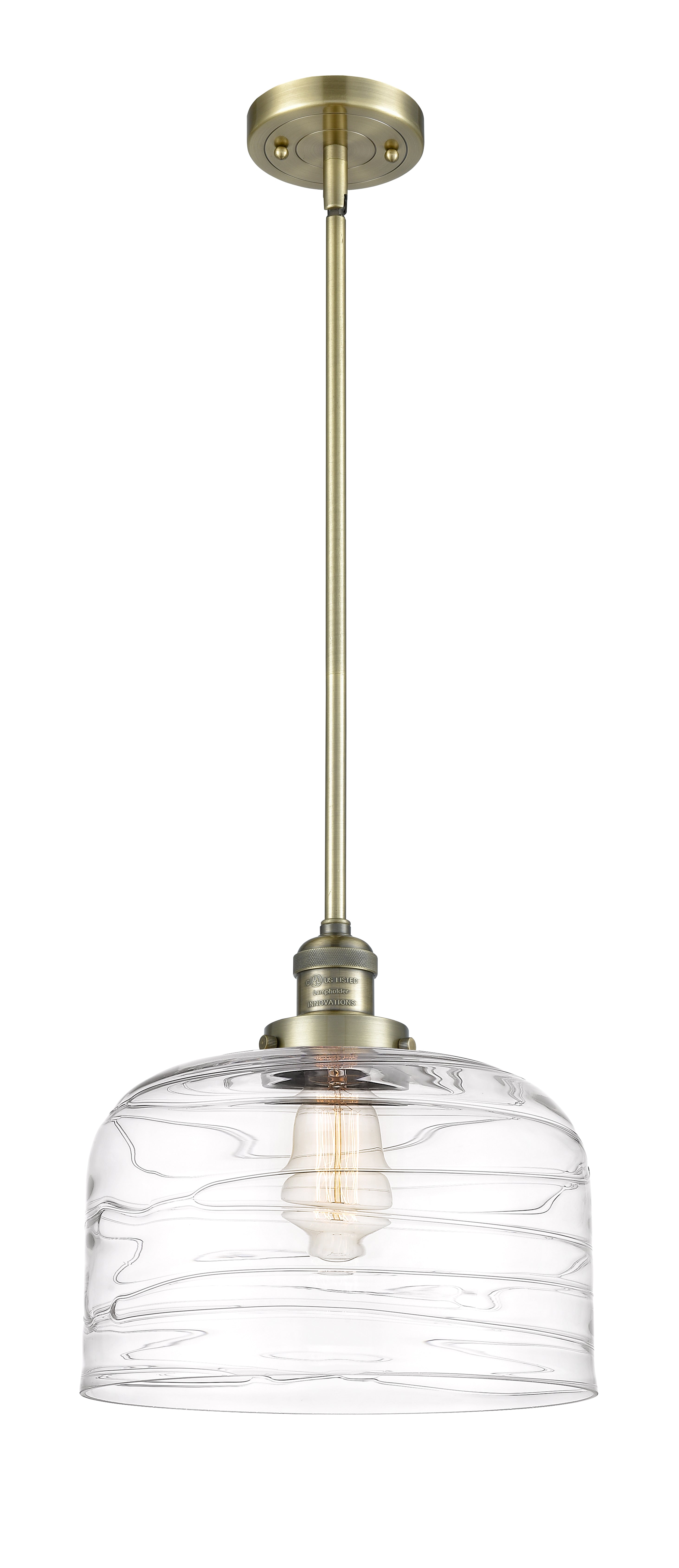 Franklin Restoration Mini Pendant Antique Brass