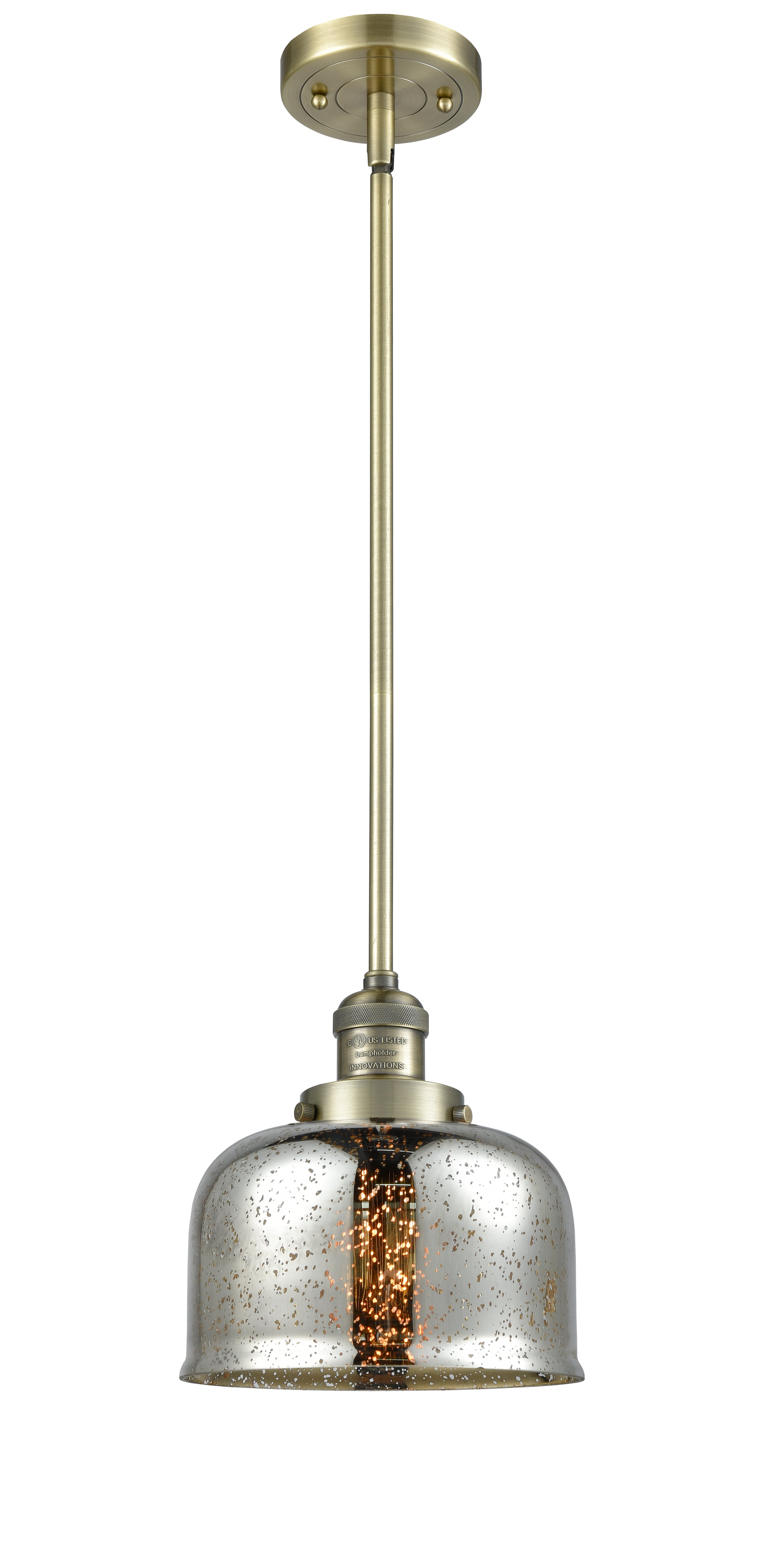 Franklin Restoration Mini Pendant Antique Brass