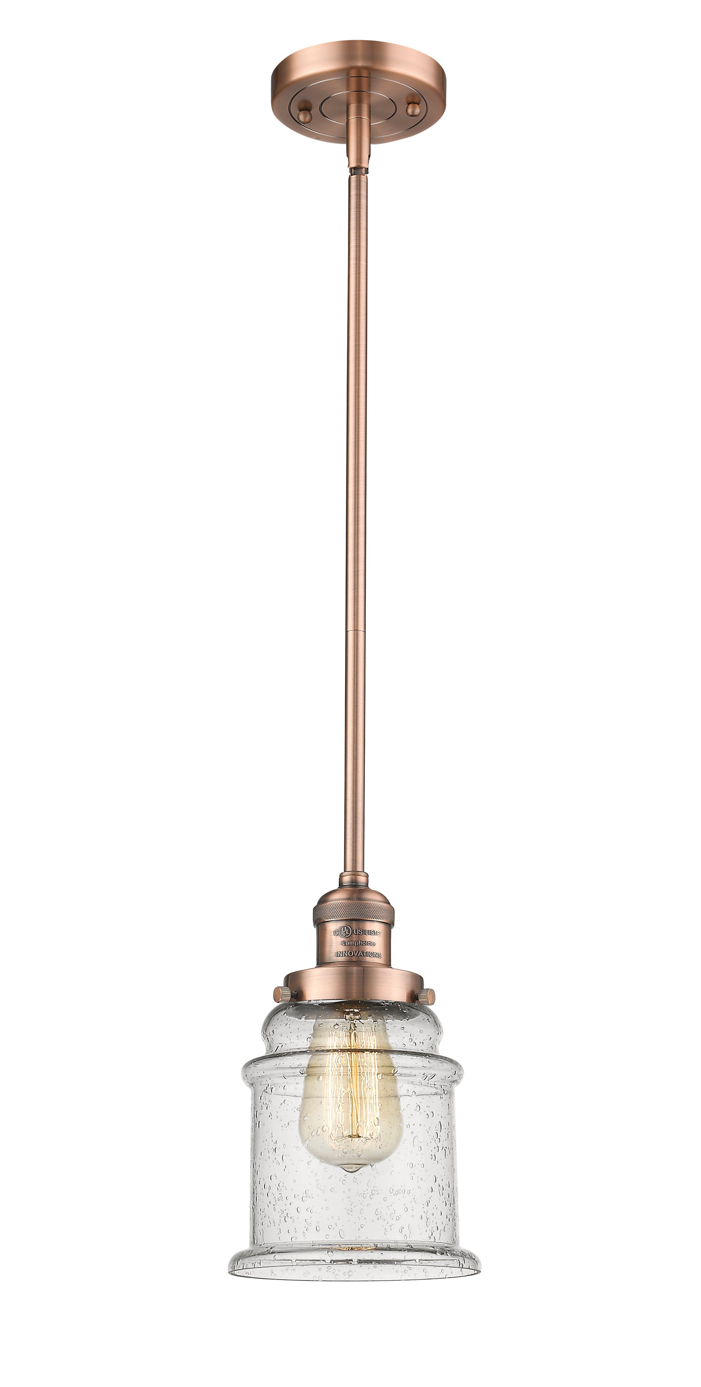 Franklin Restoration Mini Pendant Brass