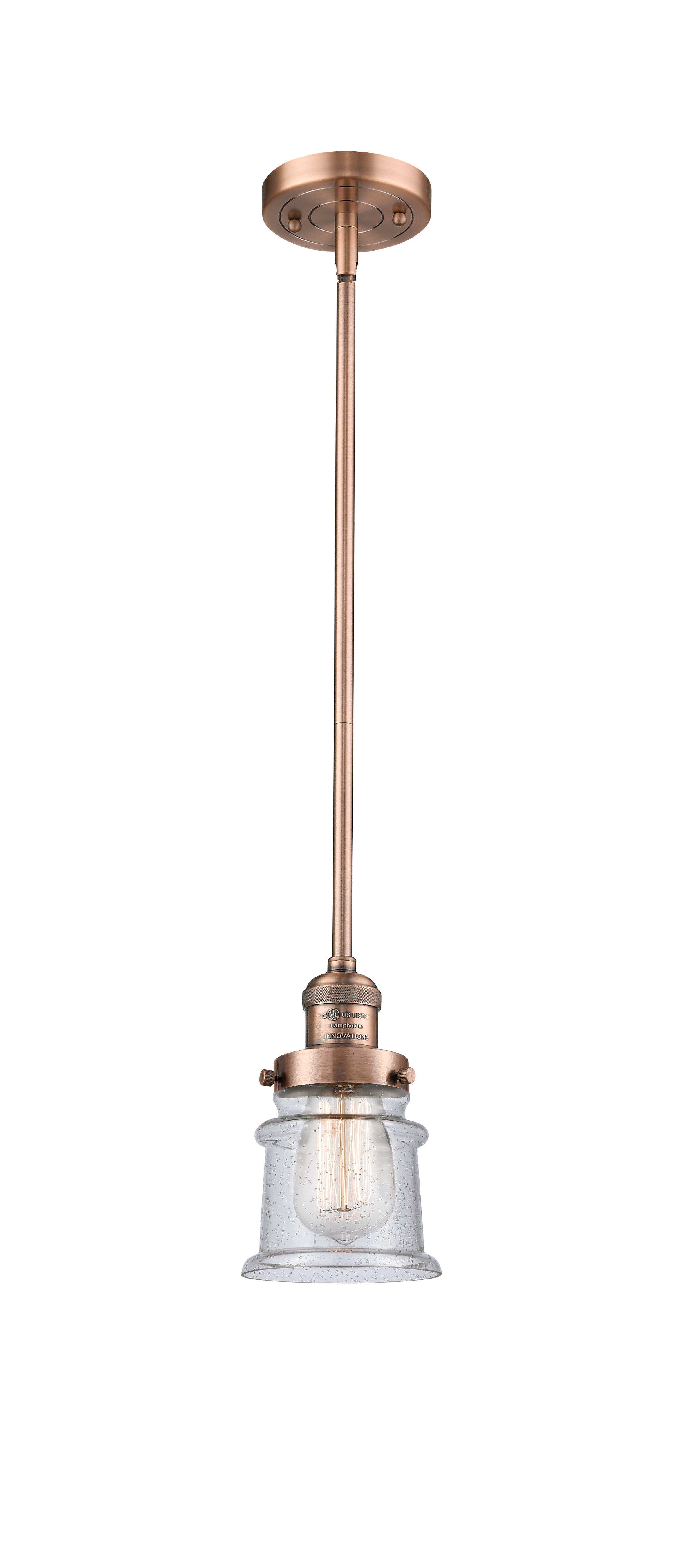 Franklin Restoration Mini Pendant Antique Brass