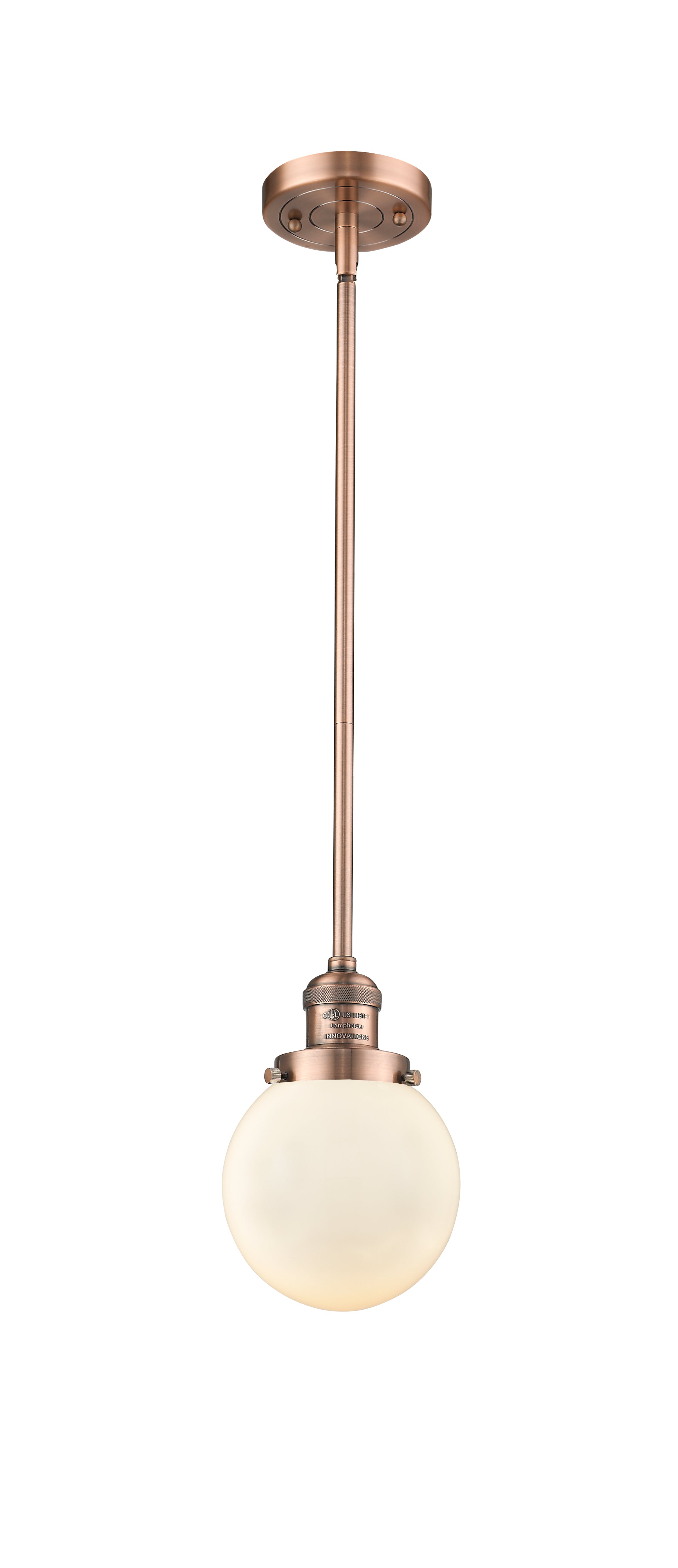 Franklin Restoration Mini Pendant Antique Brass