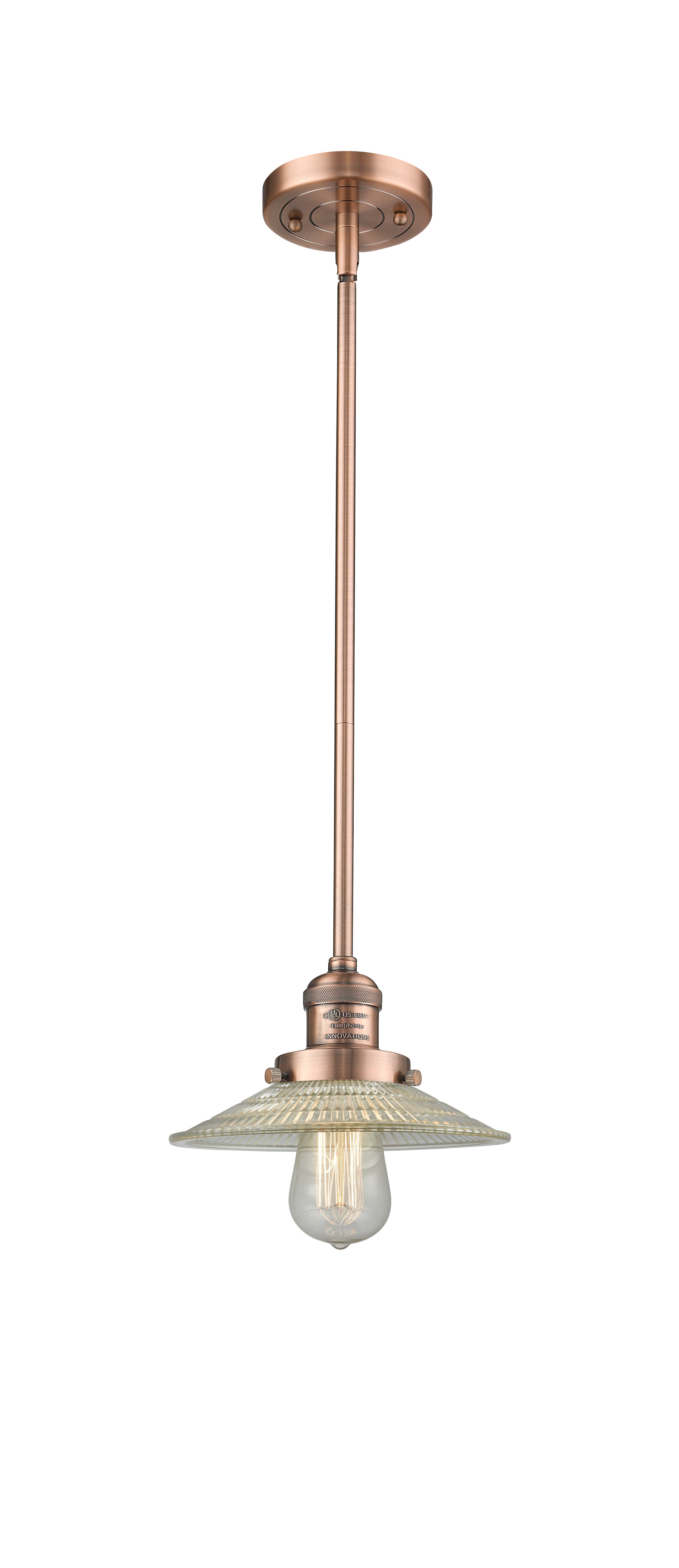Franklin Restoration Mini Pendant Brass Steel