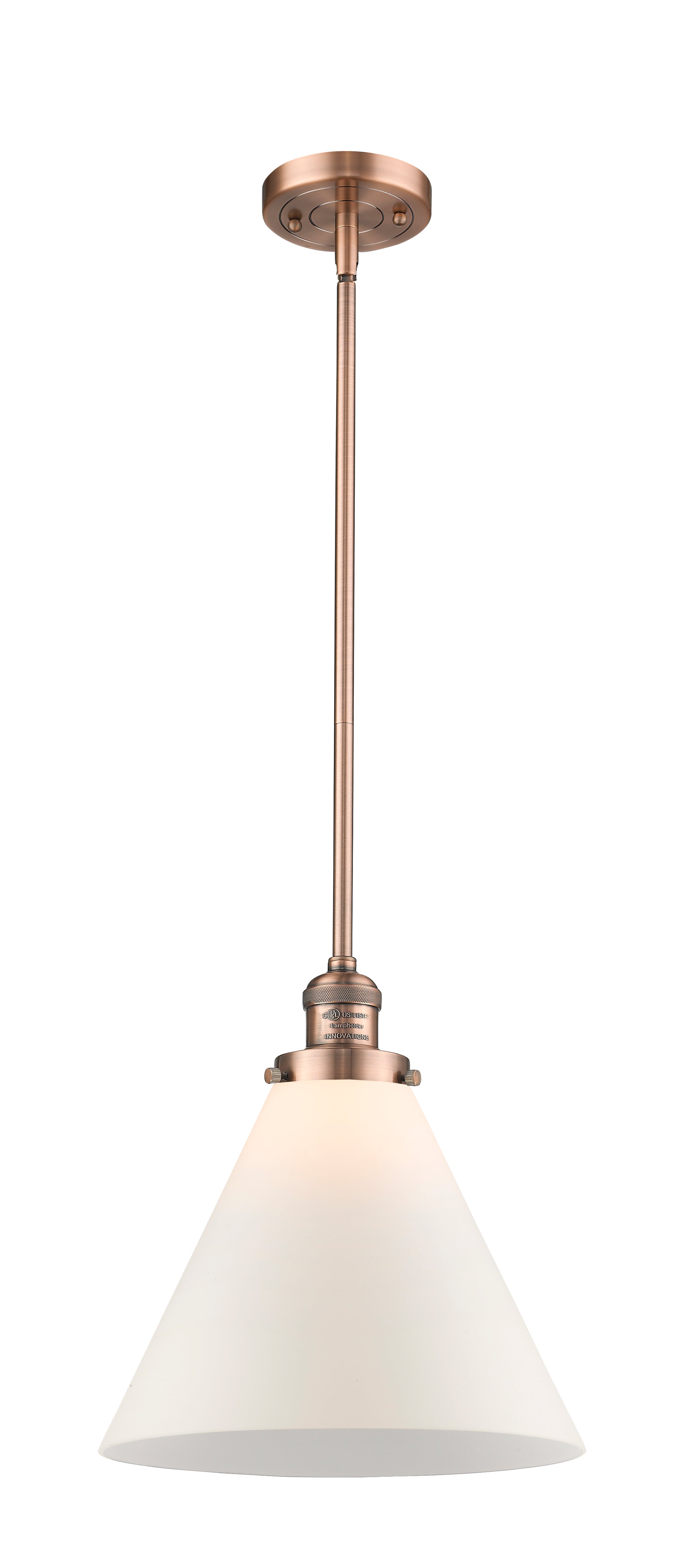 Franklin Restoration Mini Pendant Antique Brass