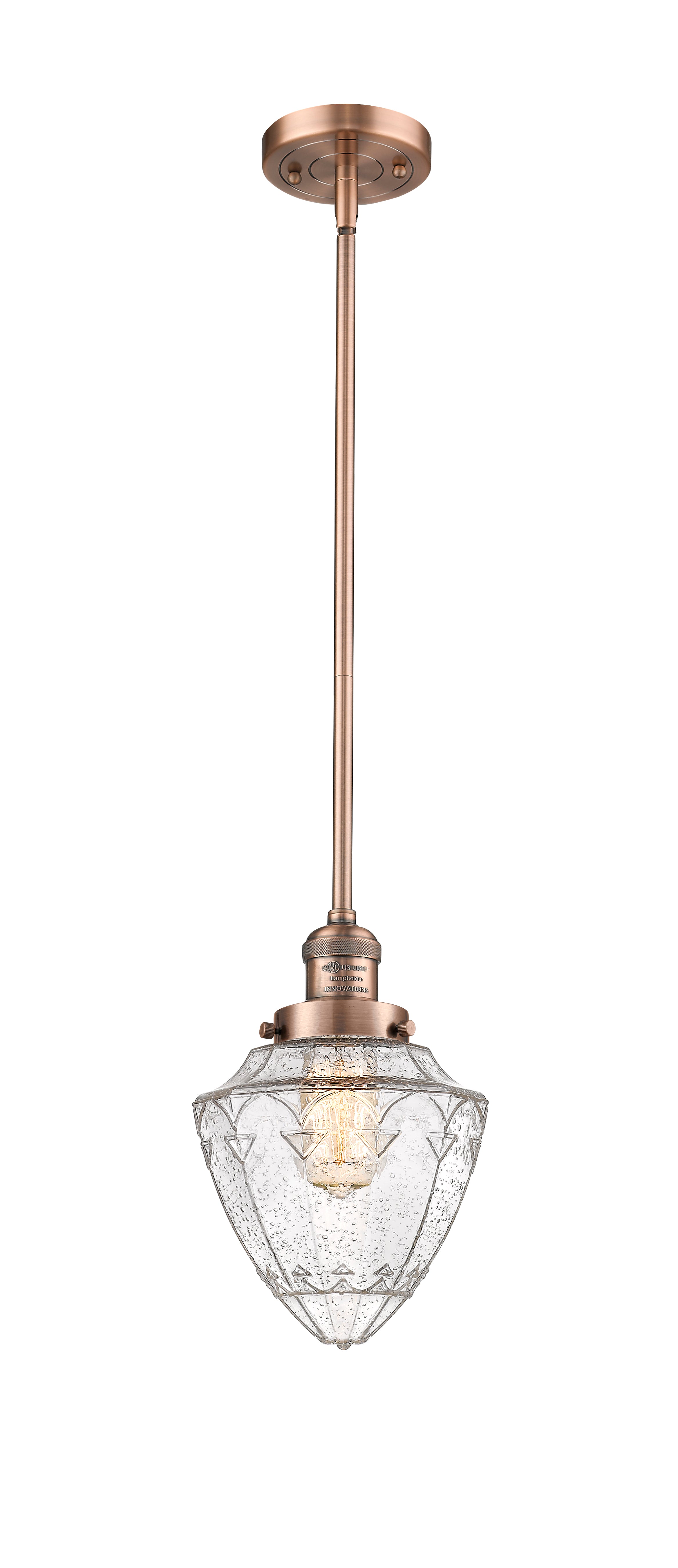 Franklin Restoration Mini Pendant Antique Brass