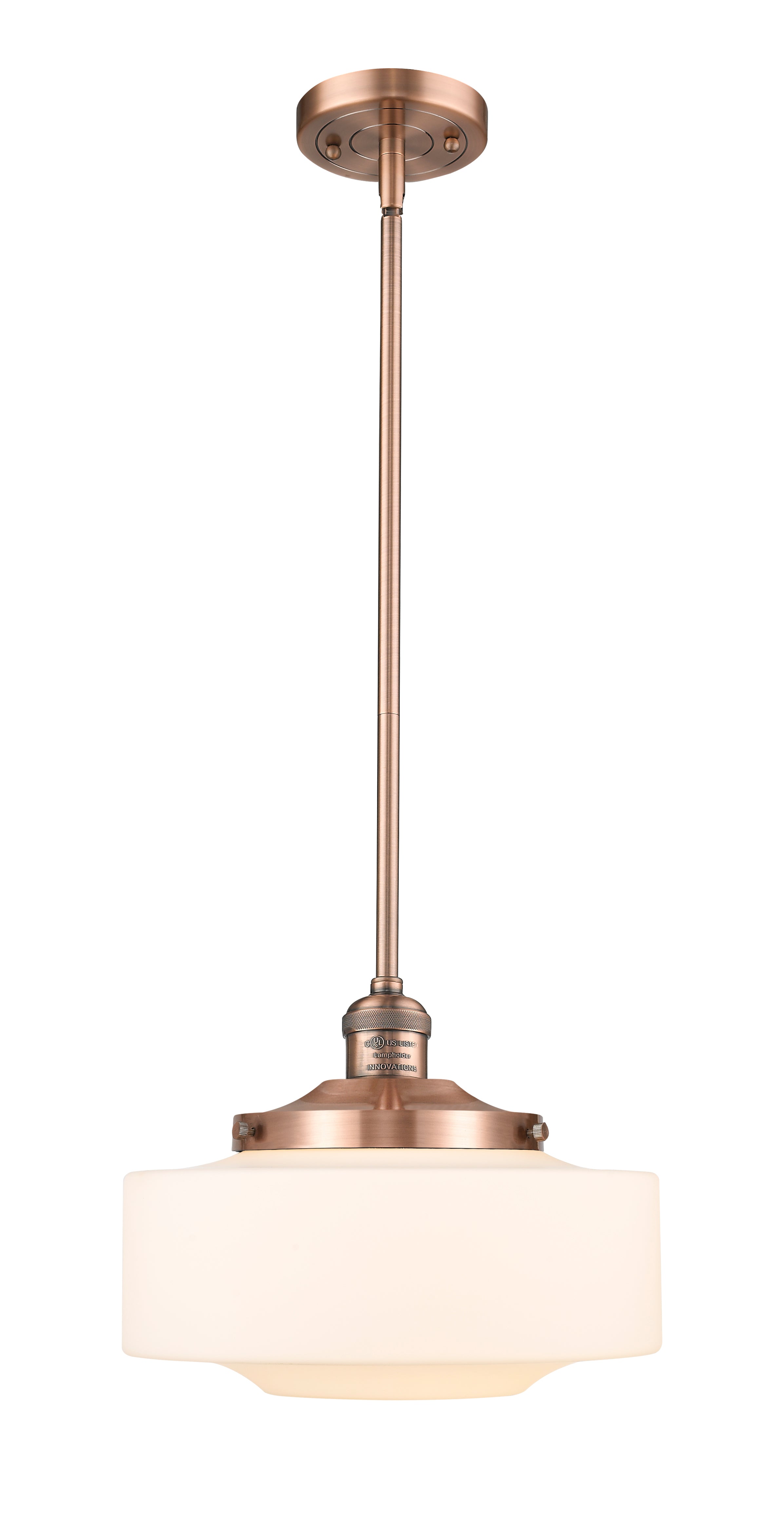 Franklin Restoration Mini Pendant Antique Brass