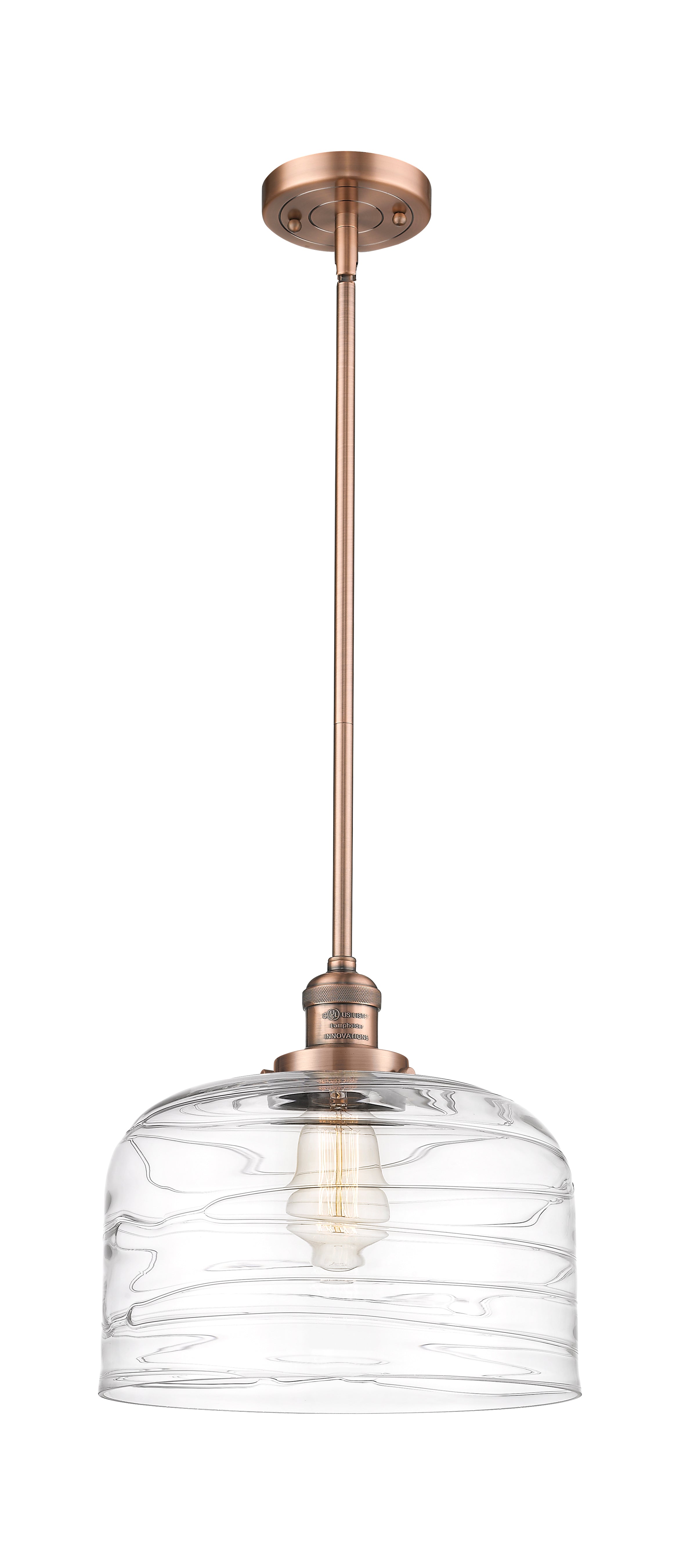 Franklin Restoration Mini Pendant Antique Brass