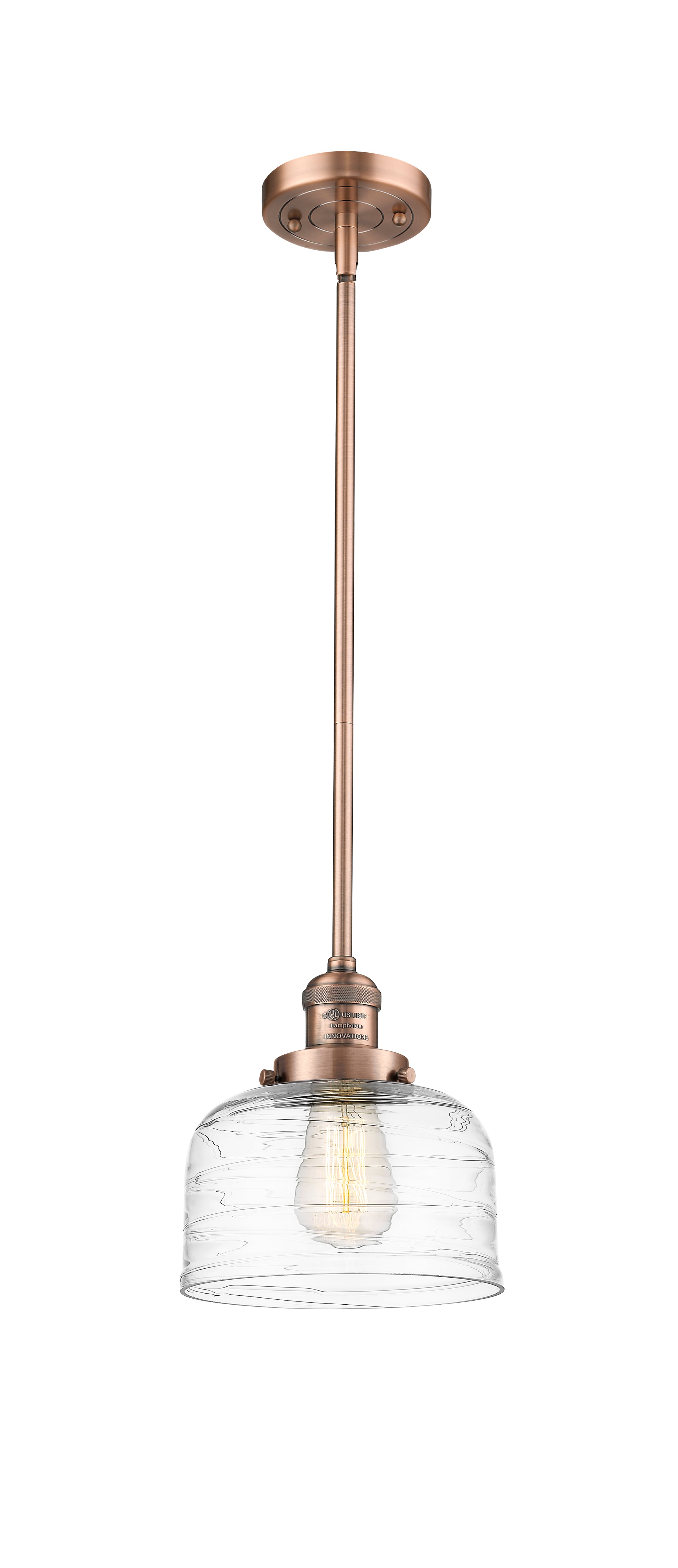 Franklin Restoration Mini Pendant Antique Brass