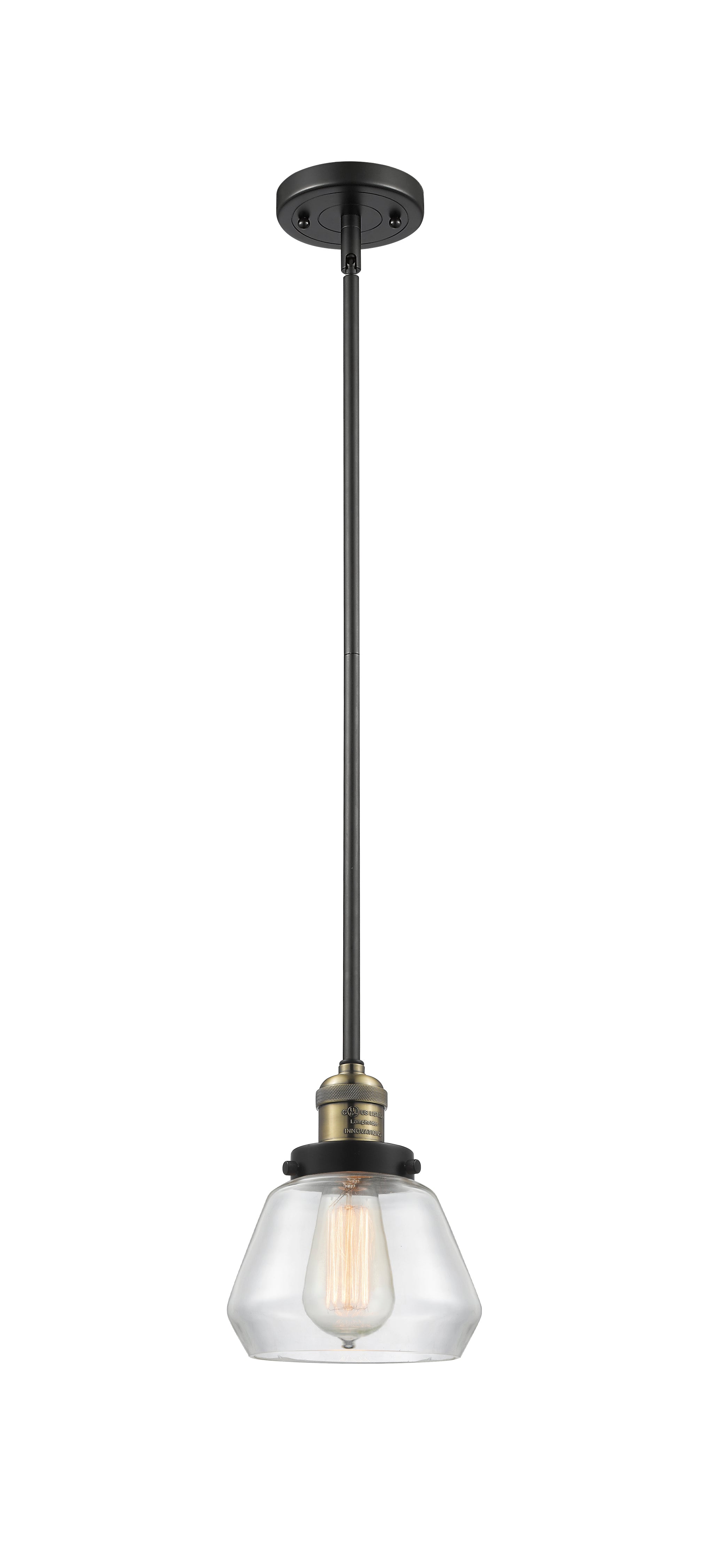 Franklin Restoration Mini Pendant Brass