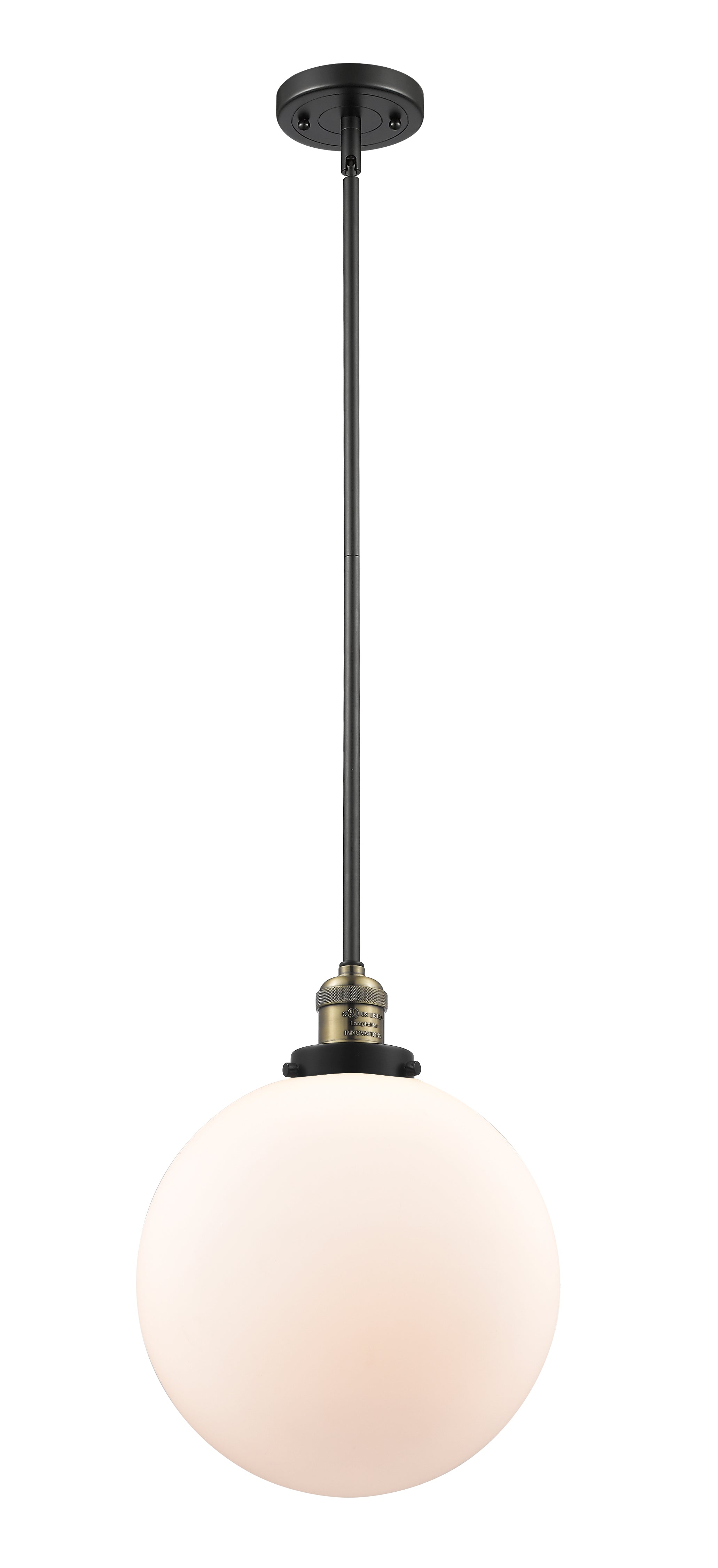 Franklin Restoration Mini Pendant Brass Finish