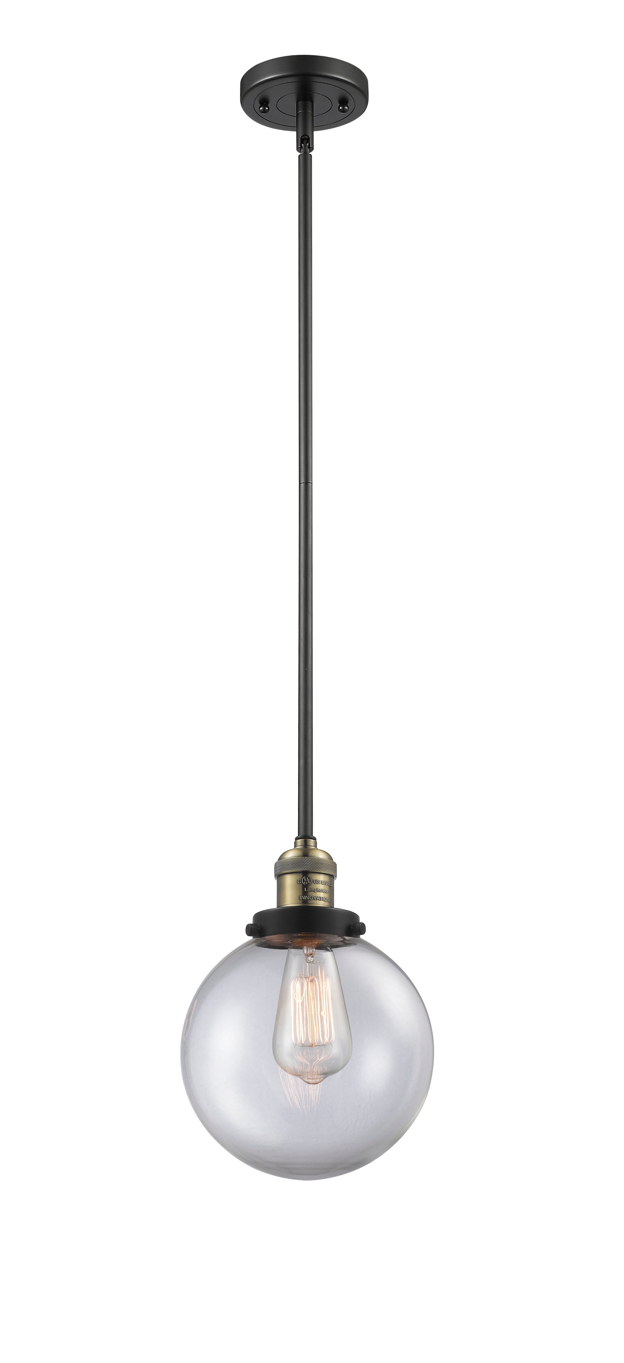 Franklin Restoration Mini Pendant Antique Brass