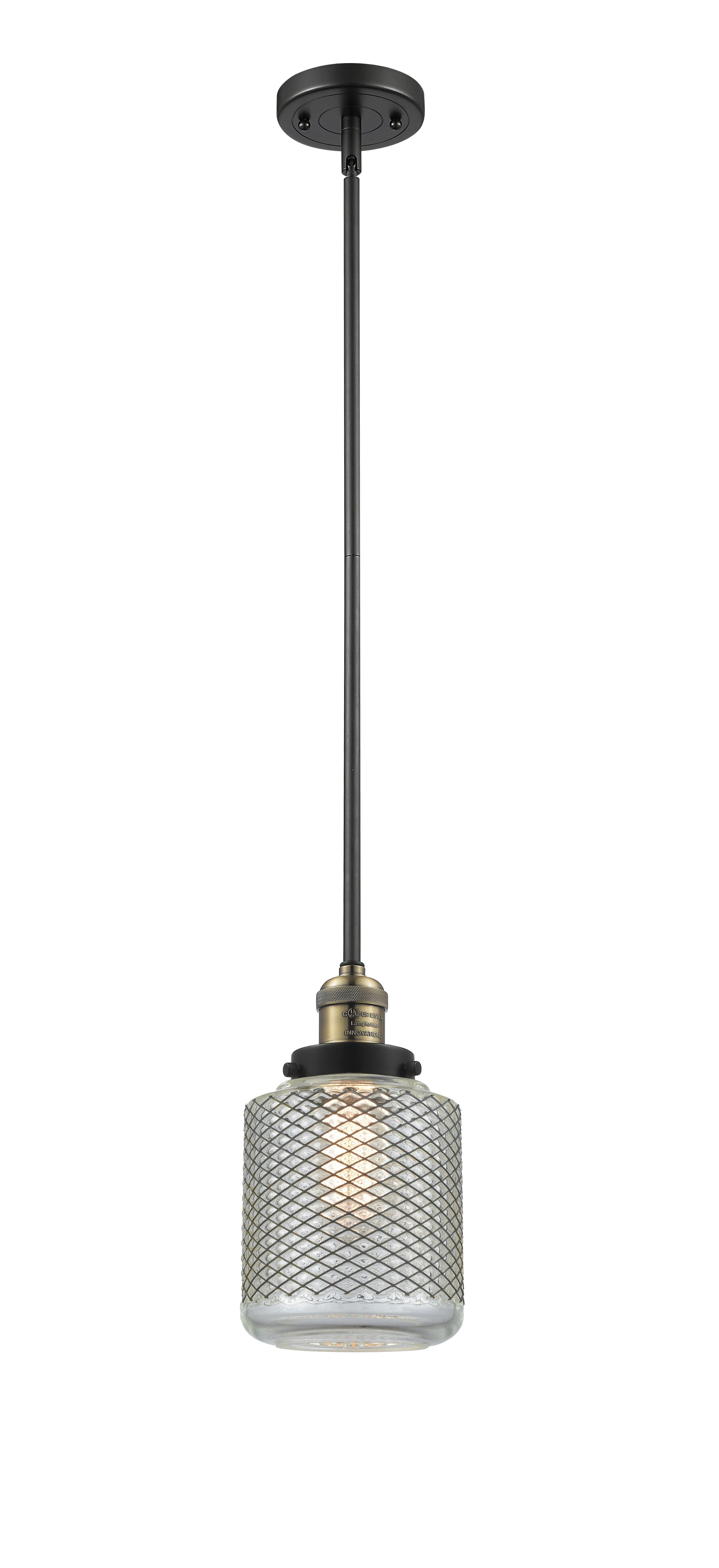 Franklin Restoration Pendant Antique Brass