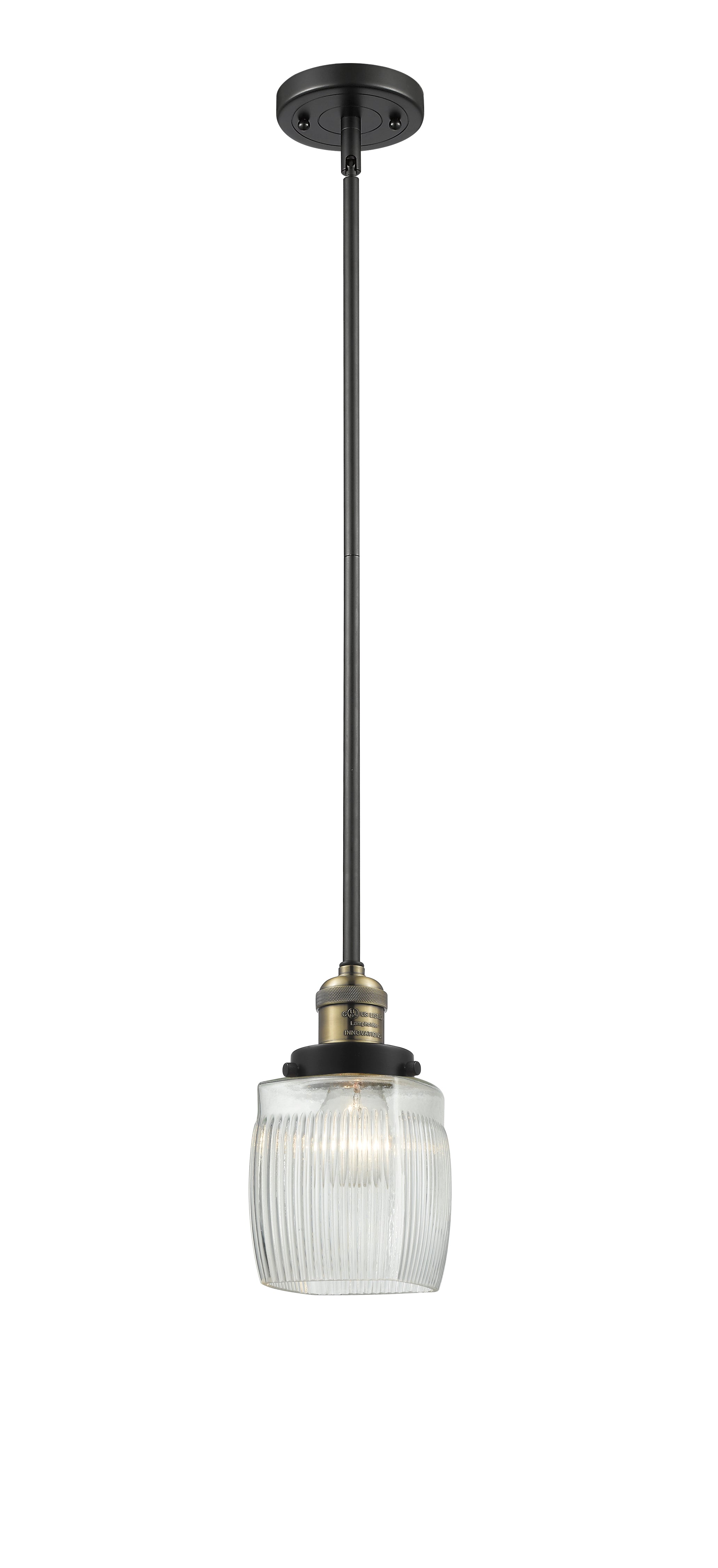 Franklin Restoration Mini Pendant Antique Brass