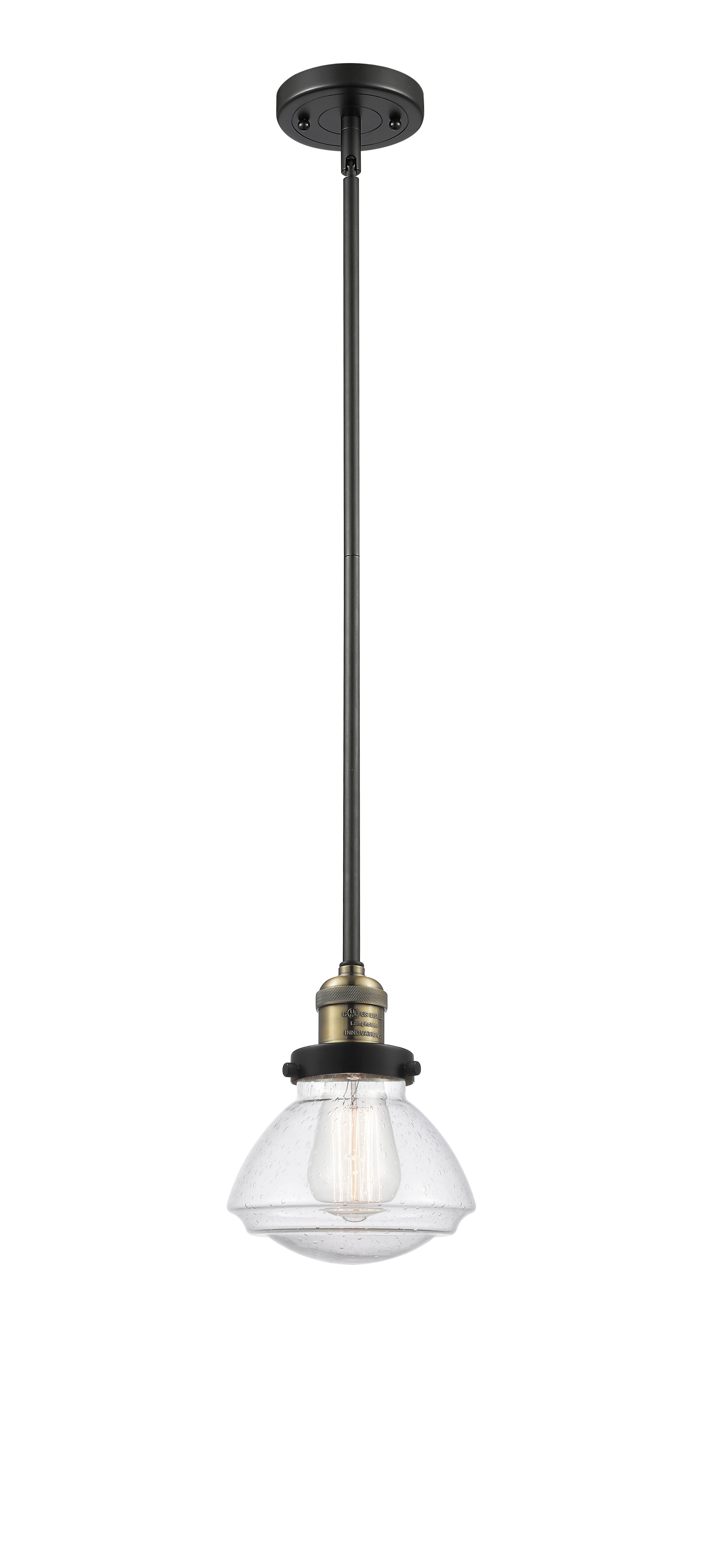 Franklin Restoration Mini Pendant Antique Brass