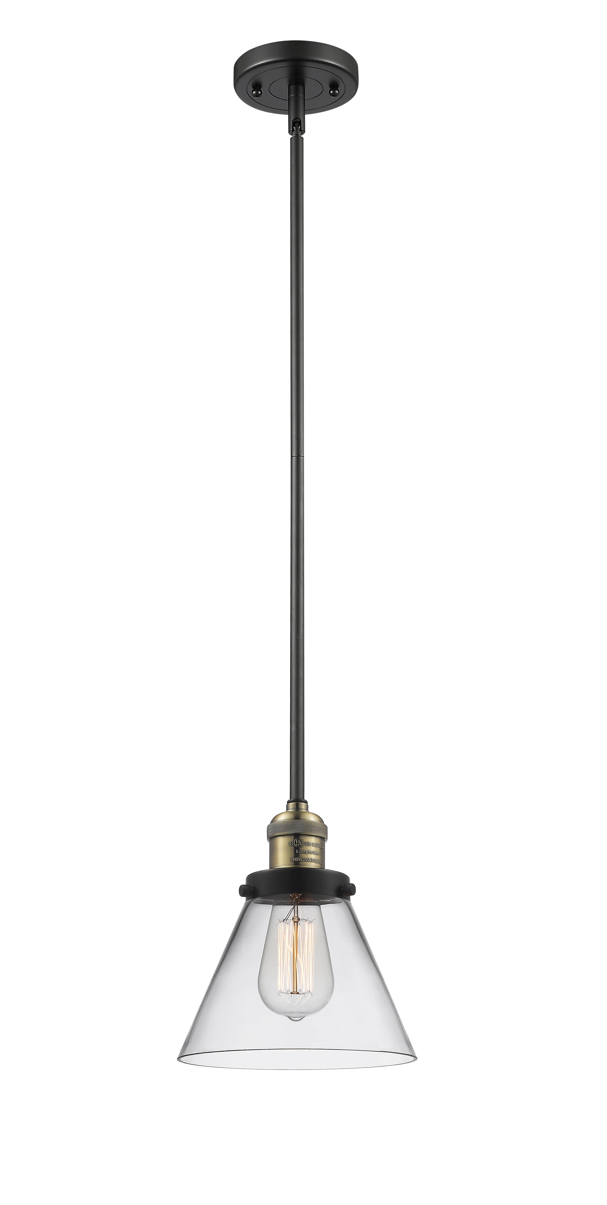 Franklin Restoration Mini Pendant Antique Brass