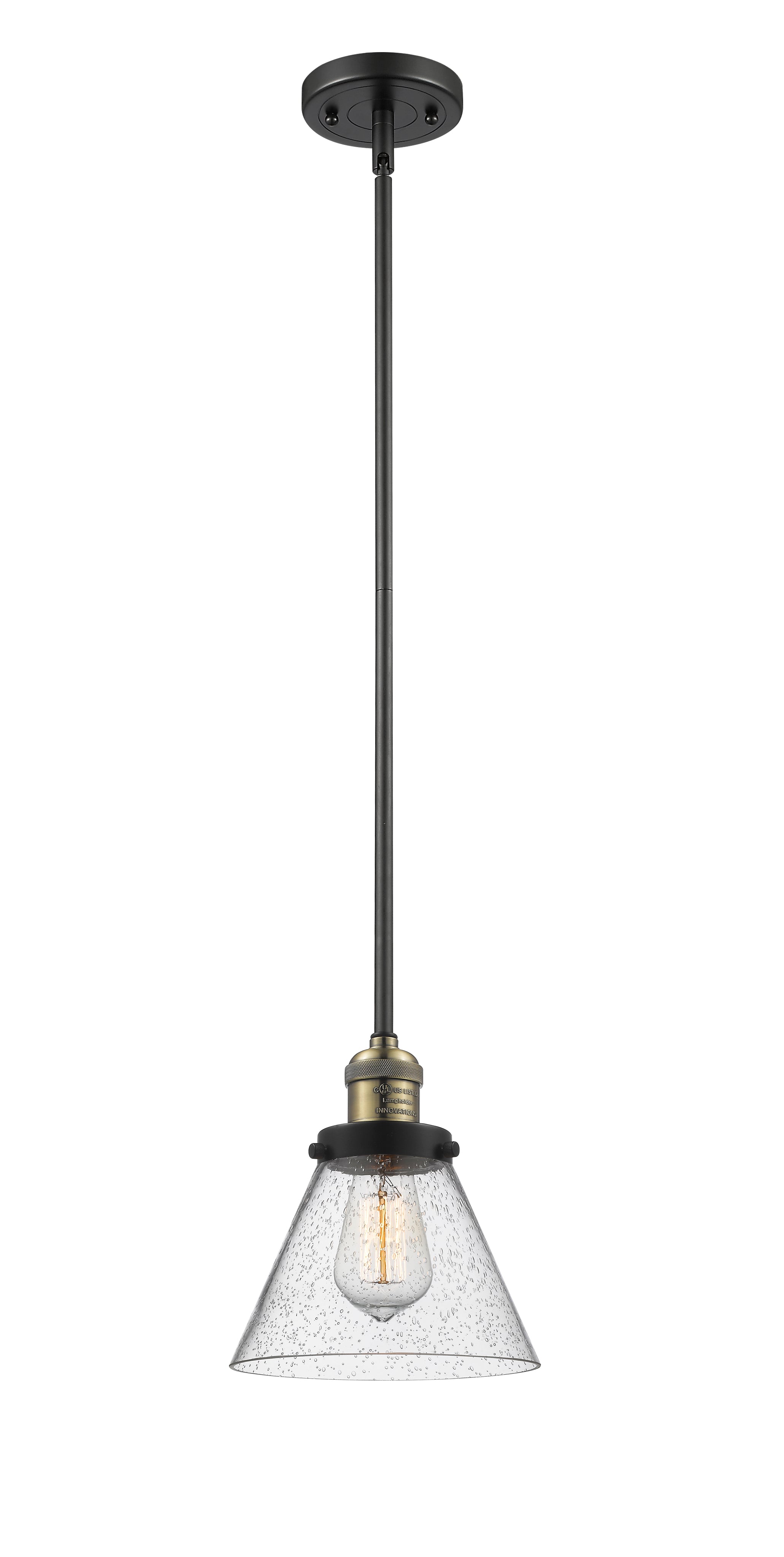 Franklin Restoration Mini Pendant Antique Brass