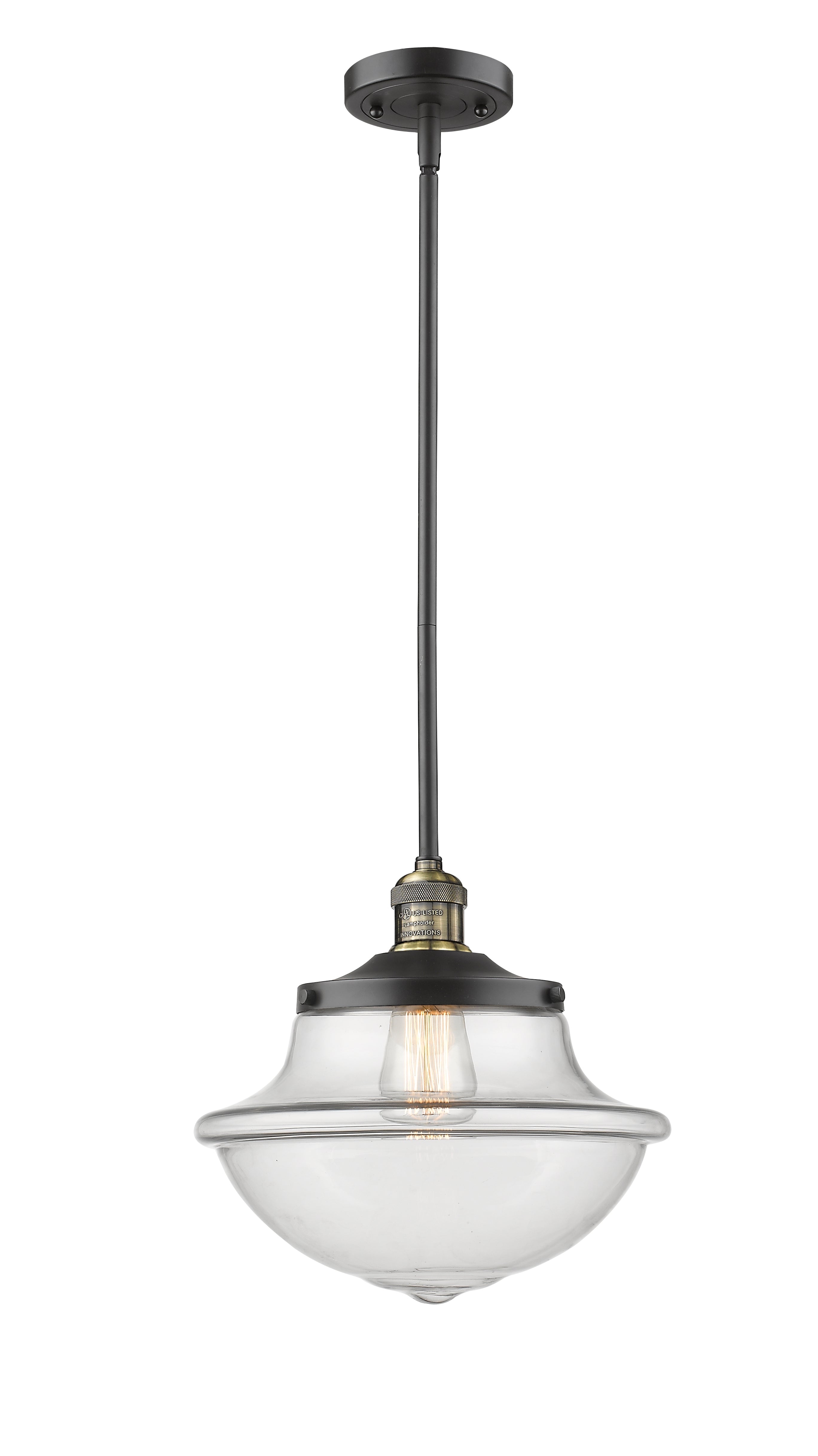 Franklin Restoration Mini Pendant Brass 11.5