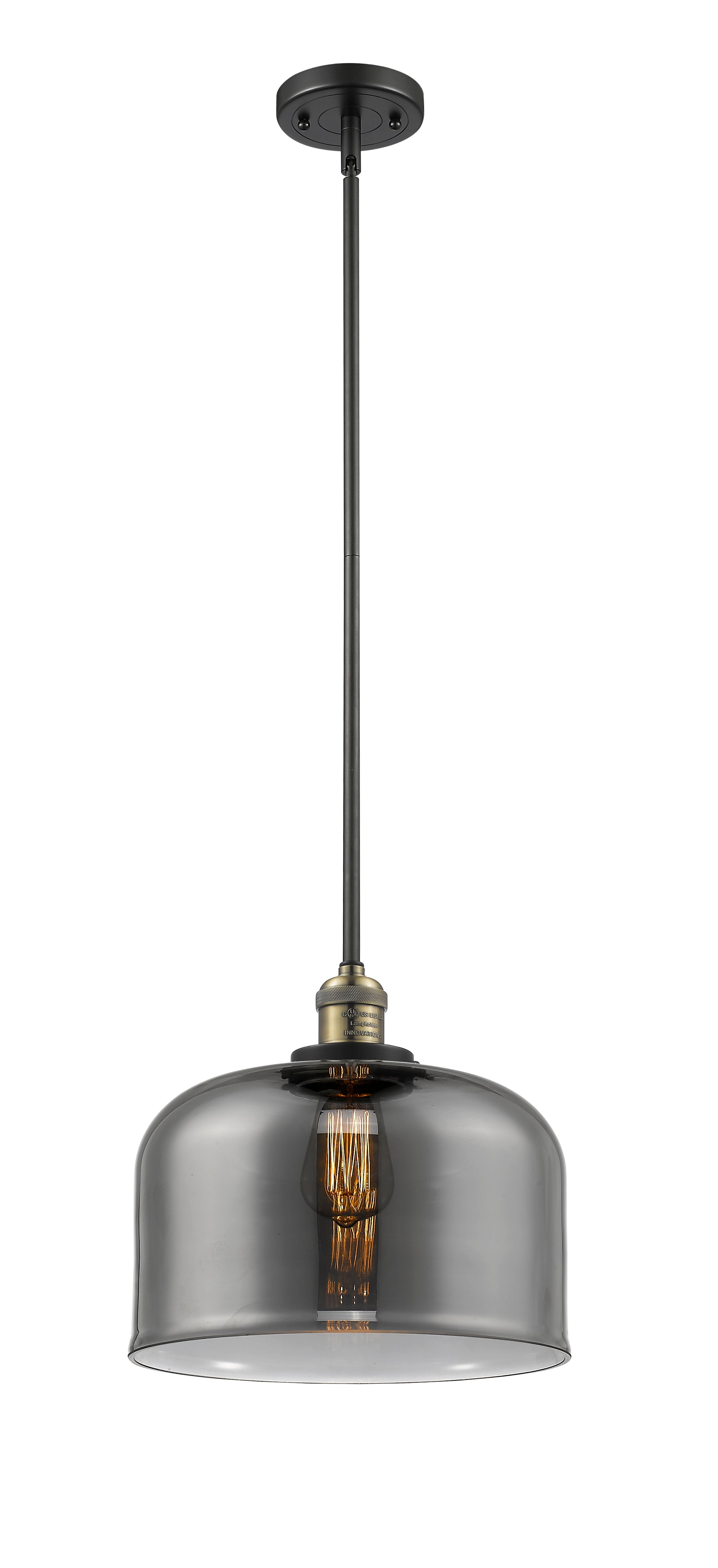 Franklin Restoration Mini Pendant Brass Finish