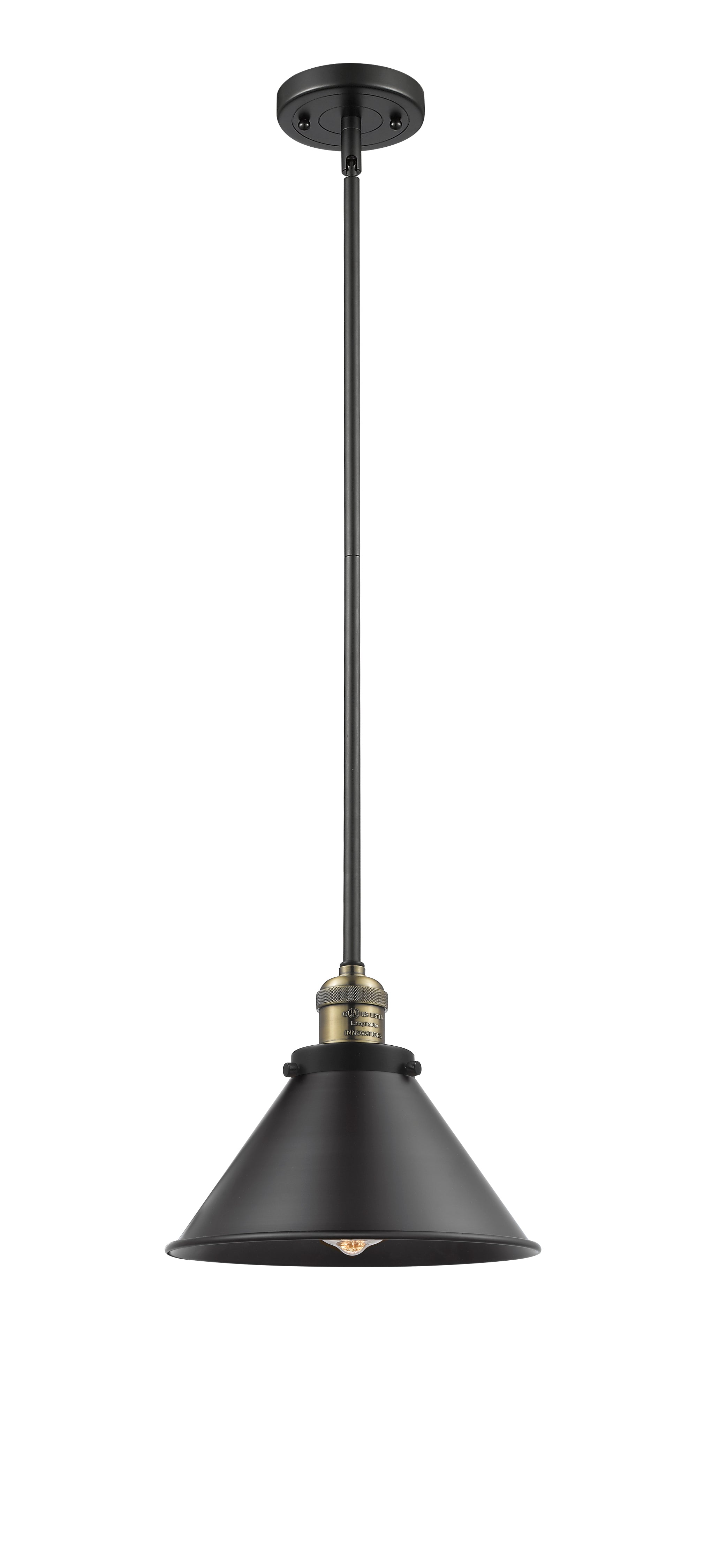 Franklin Restoration Mini Pendant Antique Brass