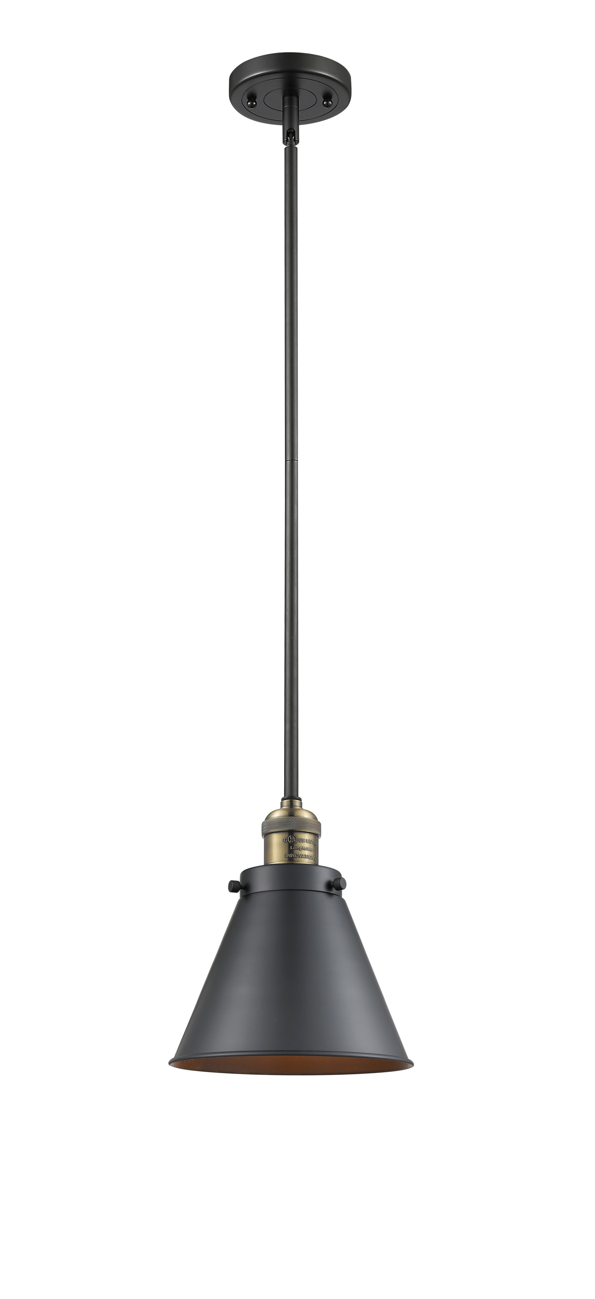 Franklin Restoration Mini Pendant Antique Brass