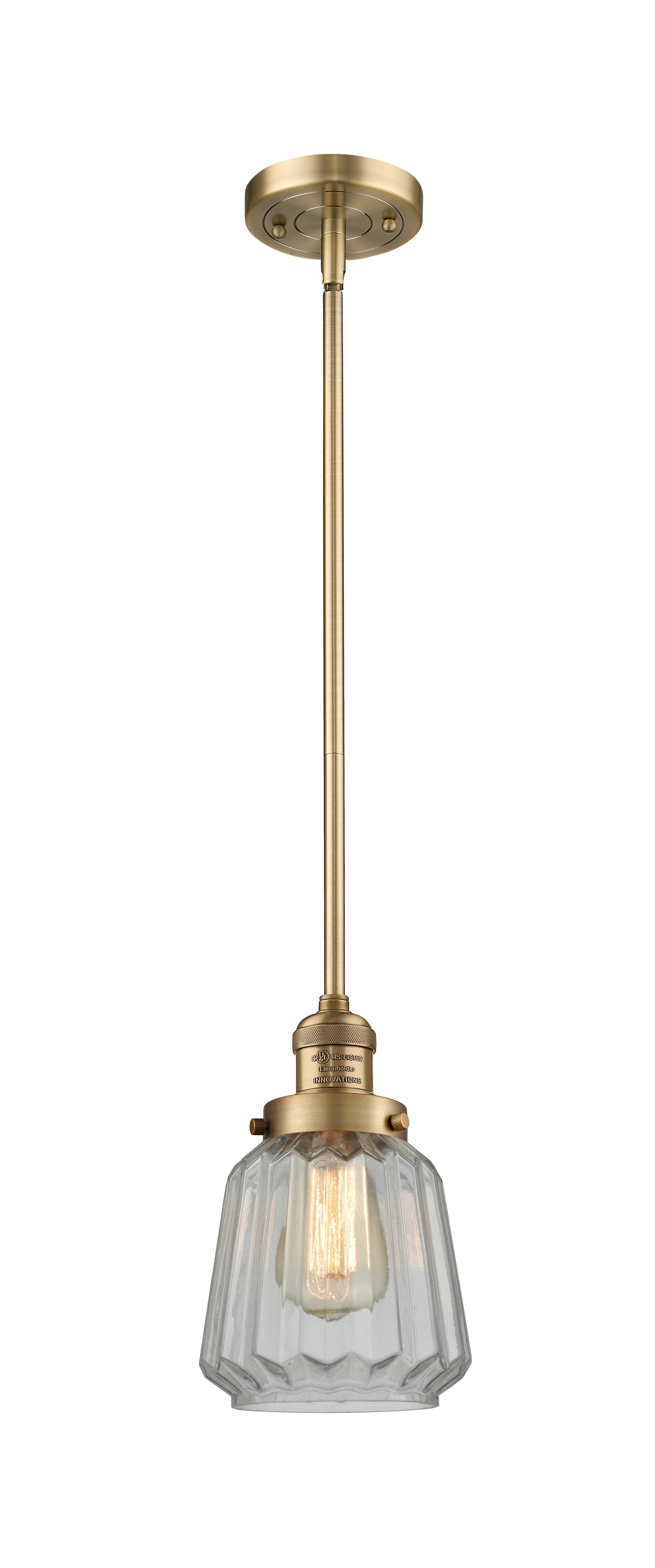 Franklin Restoration Mini Pendant Antique Brass