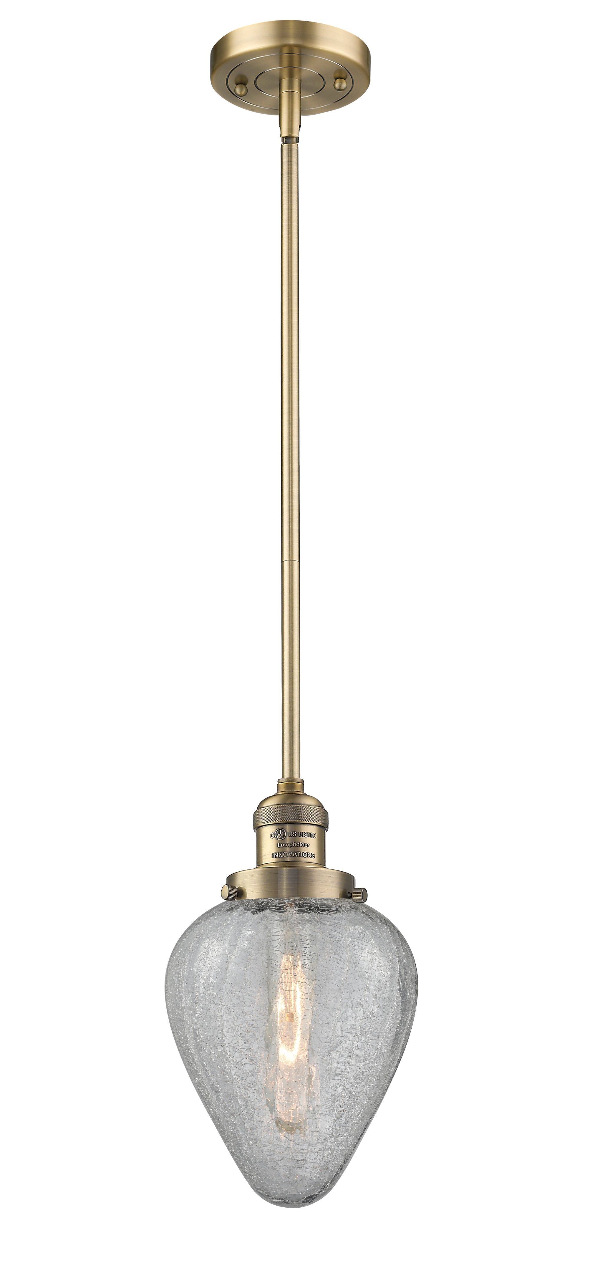 Franklin Restoration Mini Pendant Cast Brass