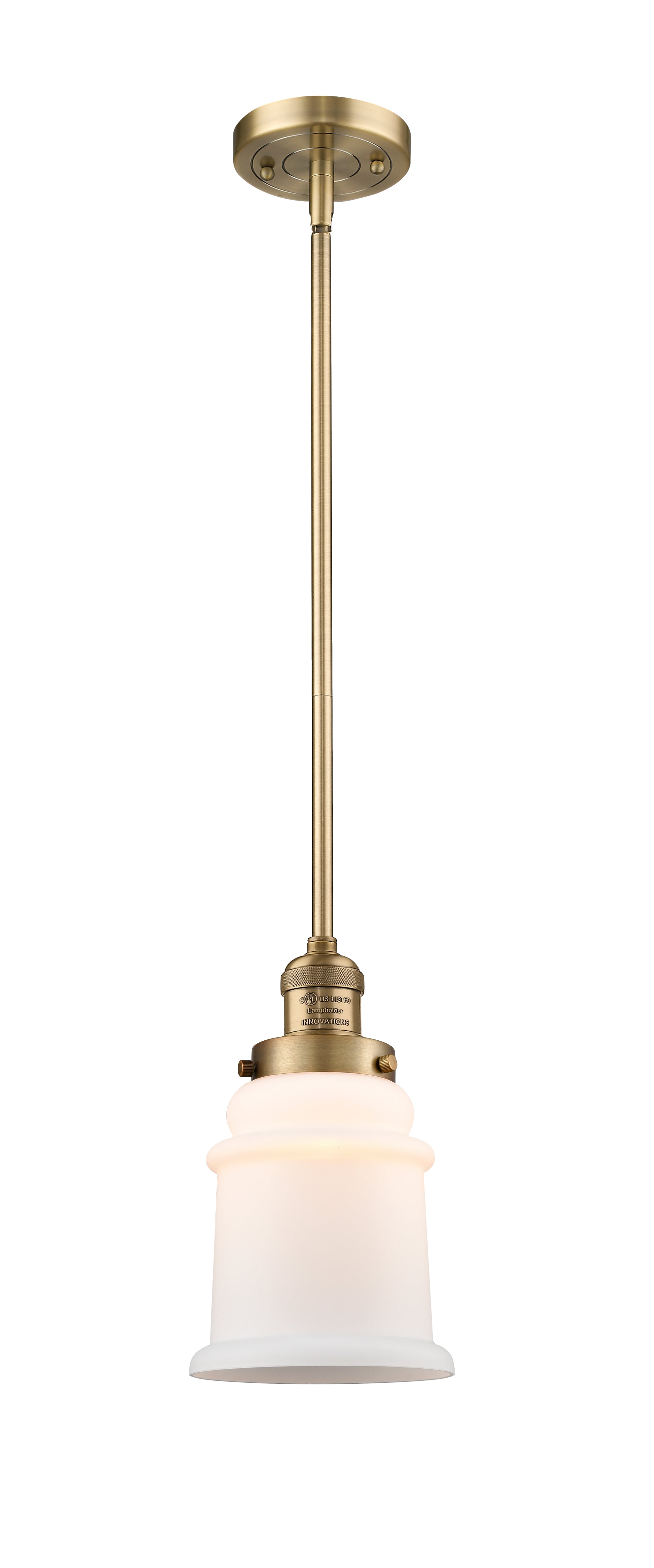 Franklin Restoration Mini Pendant Brass