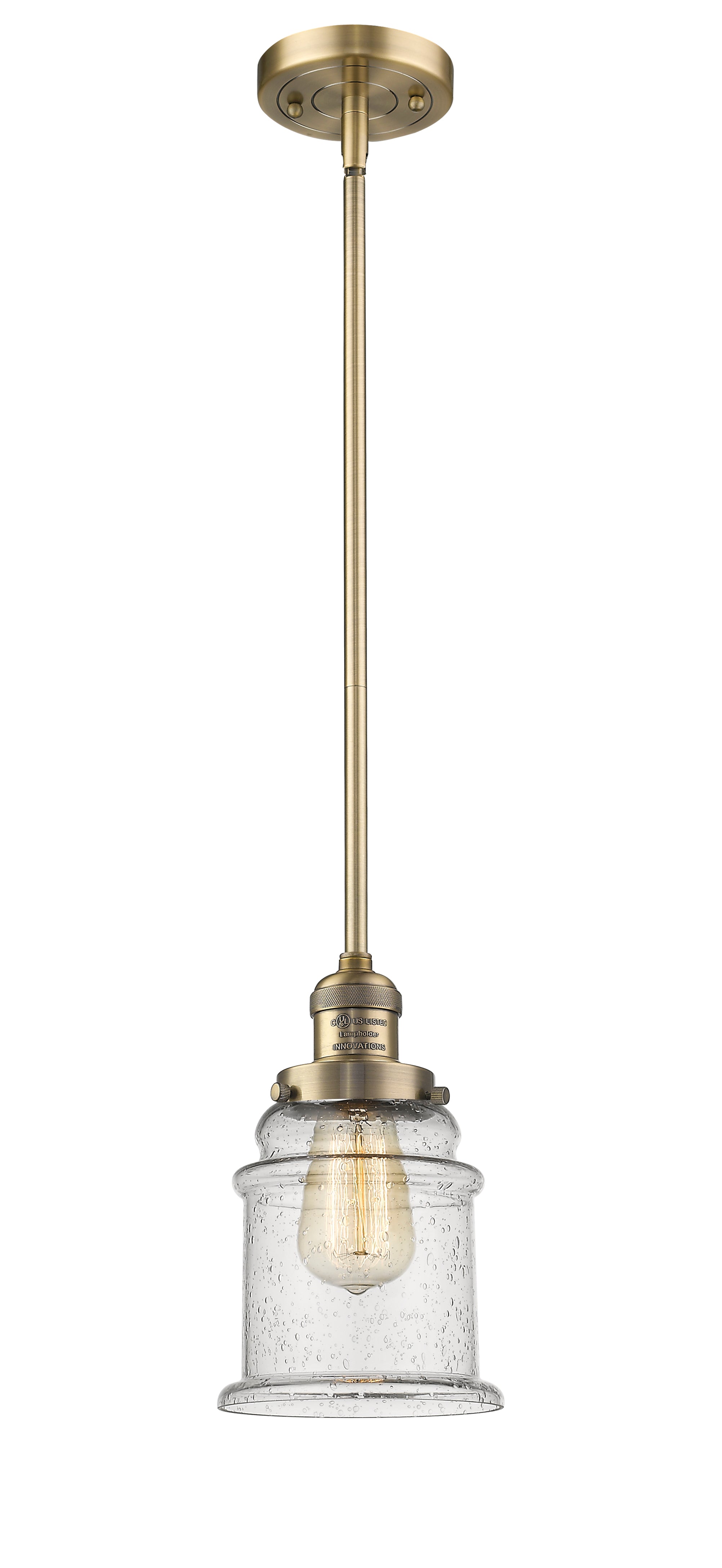 Franklin Restoration Mini Pendant Brass