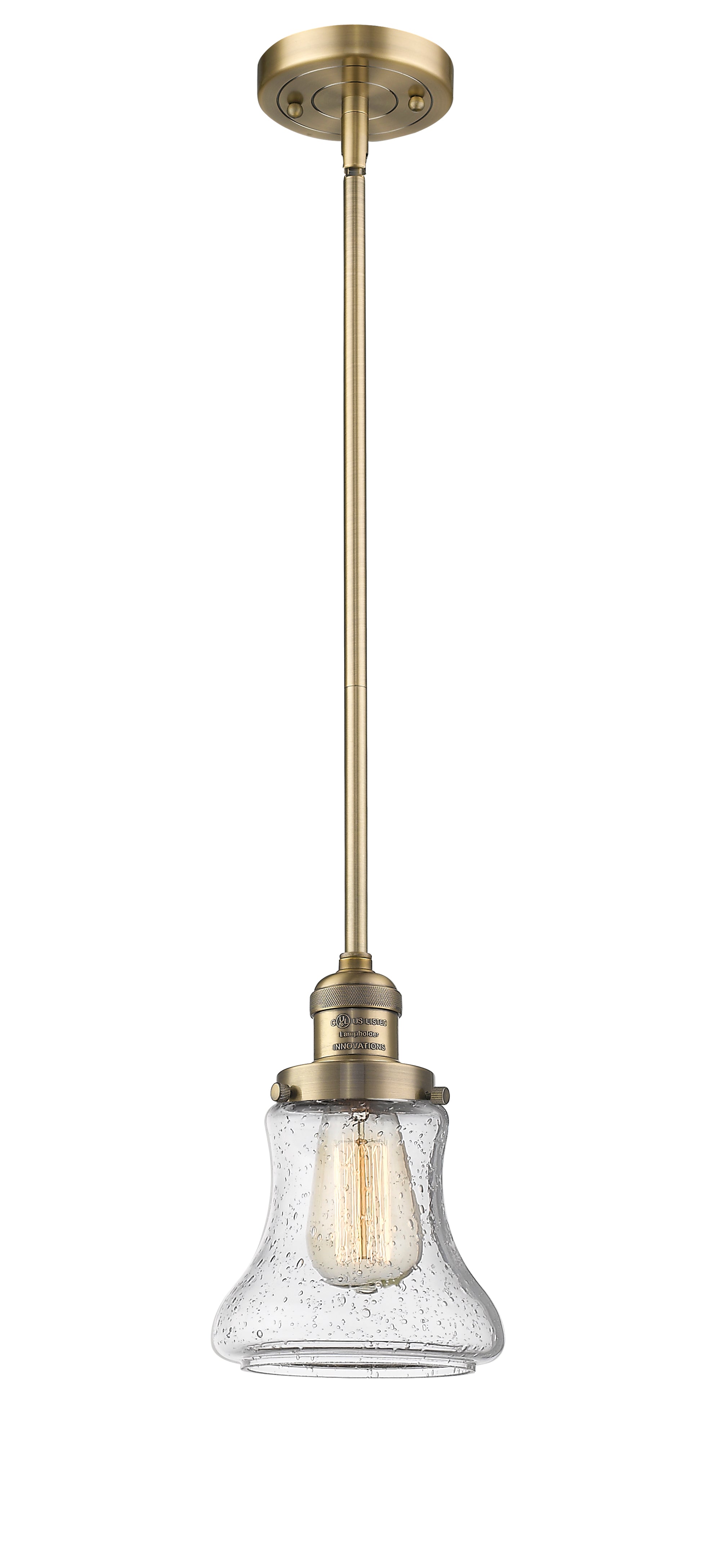 Franklin Restoration Antique Brass Mini Pendant