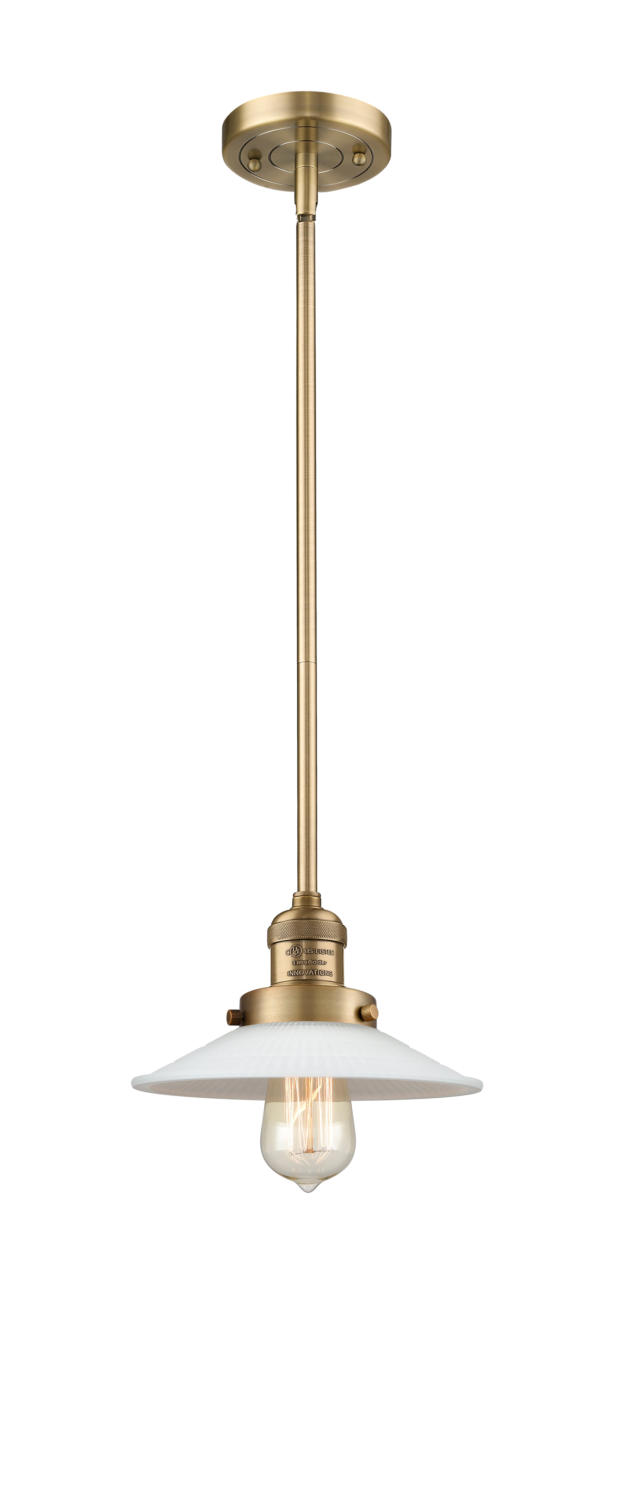 Franklin Restoration Mini Pendant Brass Steel