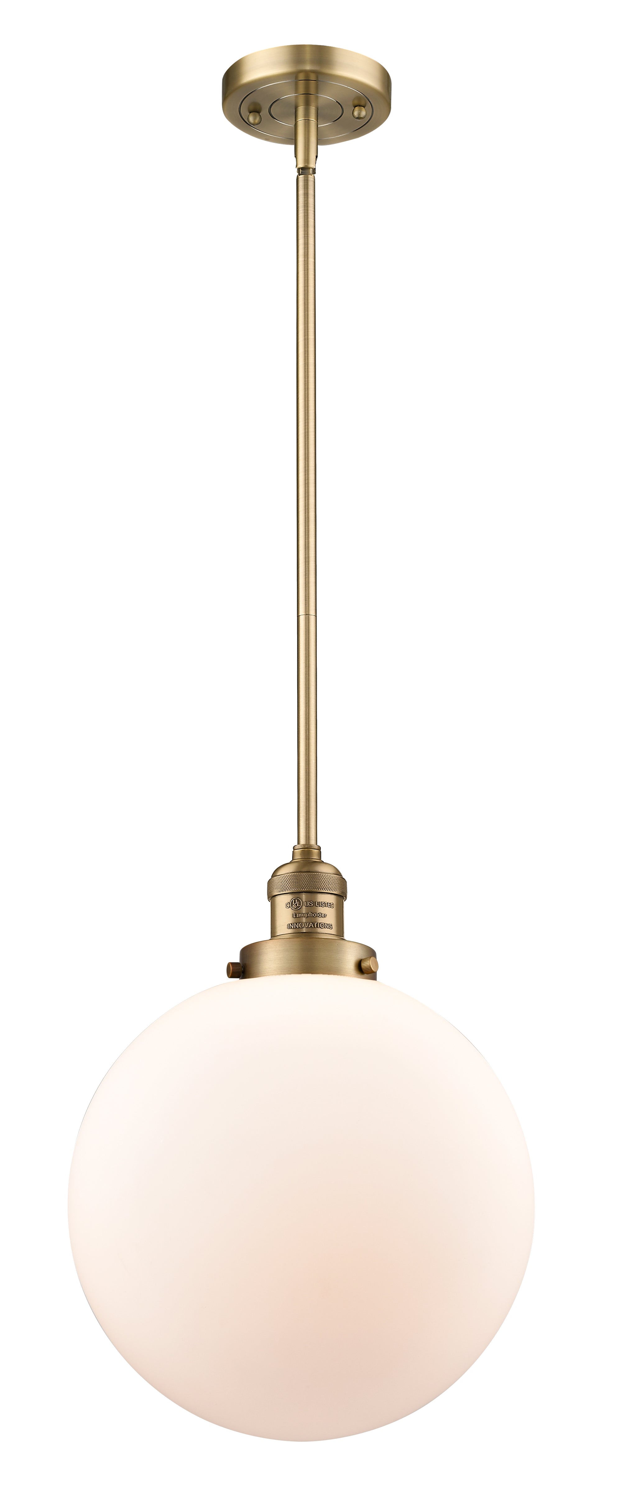 Franklin Restoration Mini Pendant Cast Brass