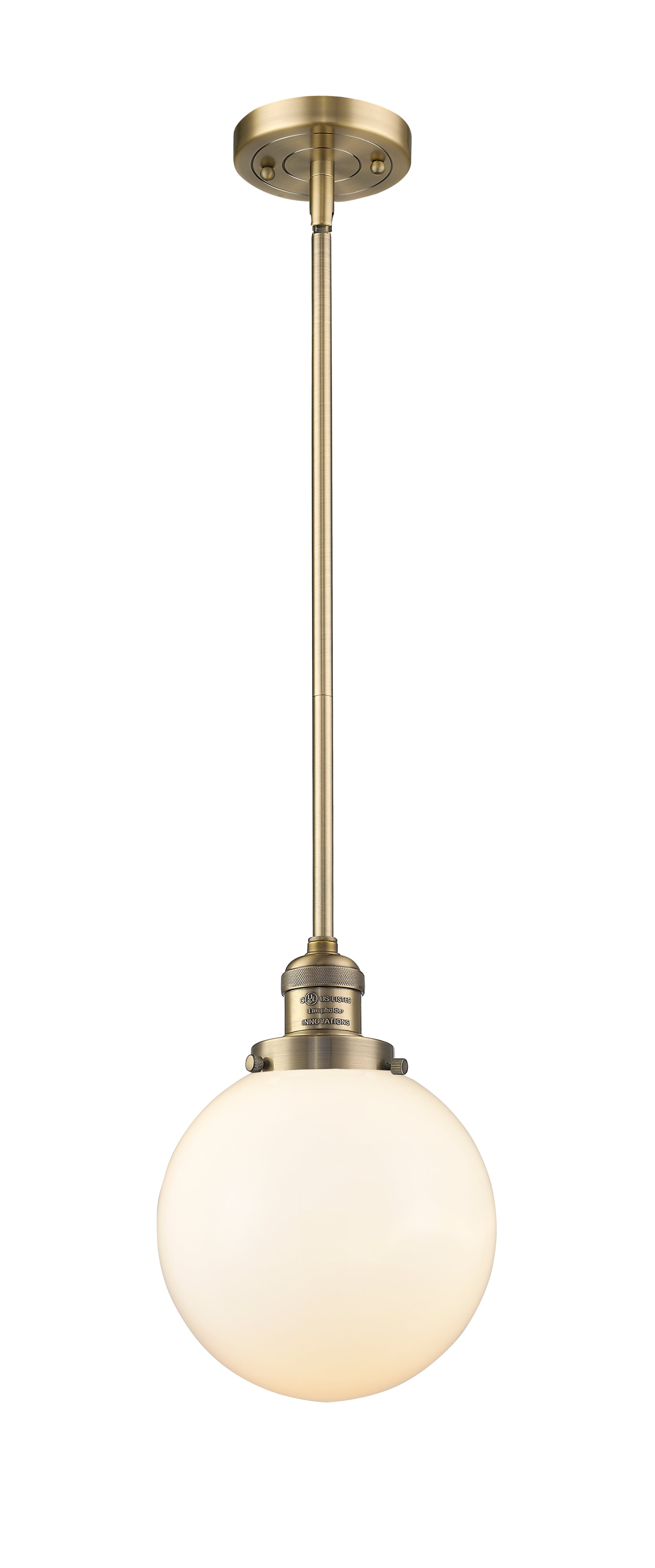 Franklin Restoration Mini Pendant Antique Brass