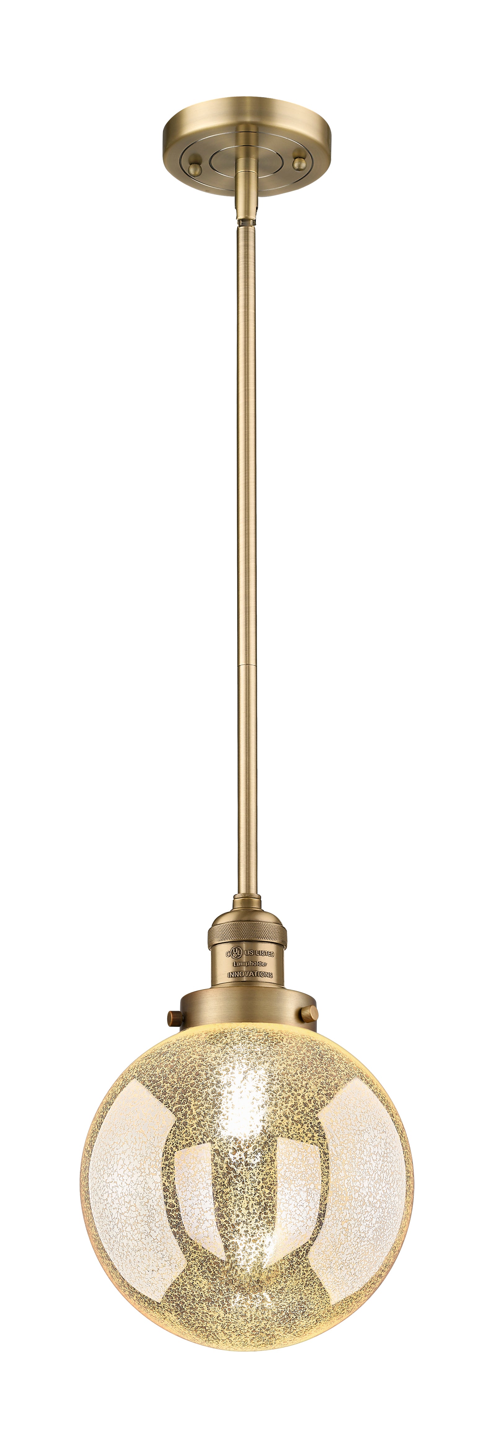 Franklin Restoration Antique Brass Pendant