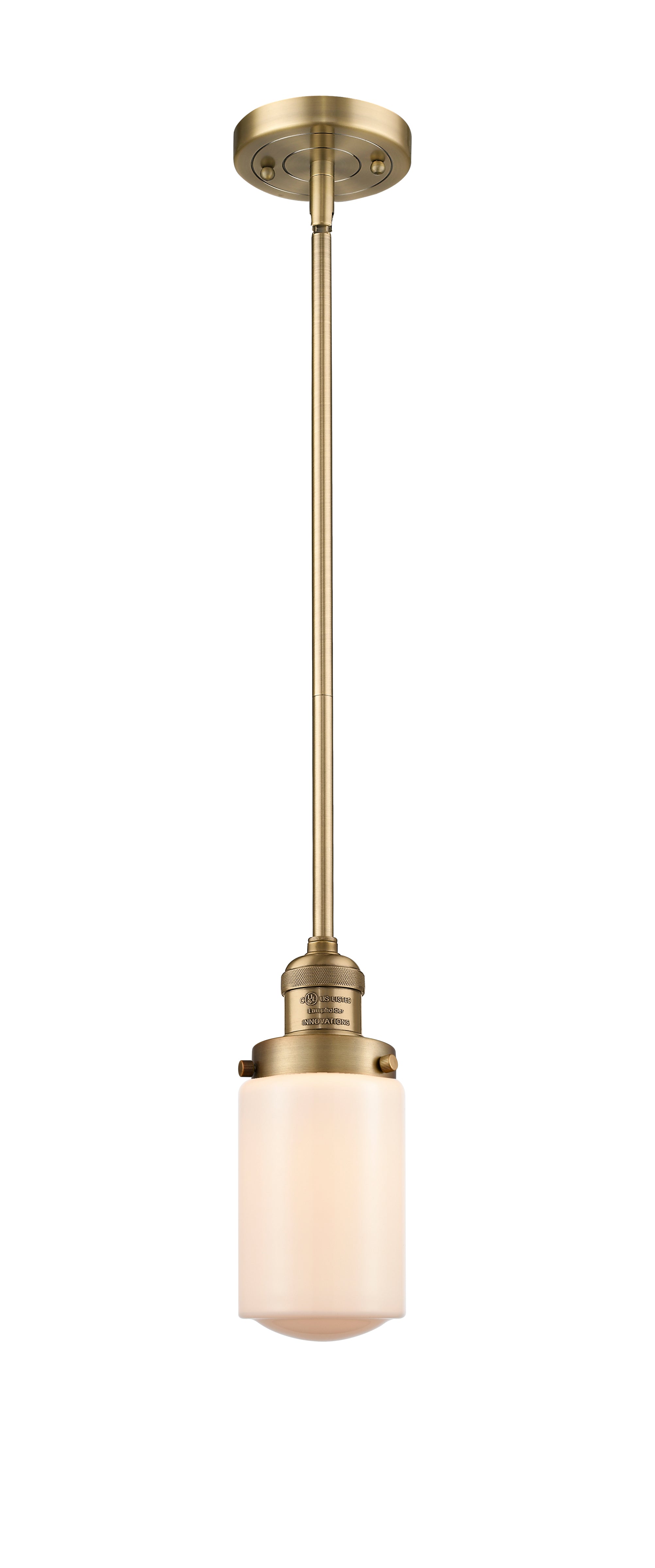Franklin Restoration Mini Pendant Cast Brass