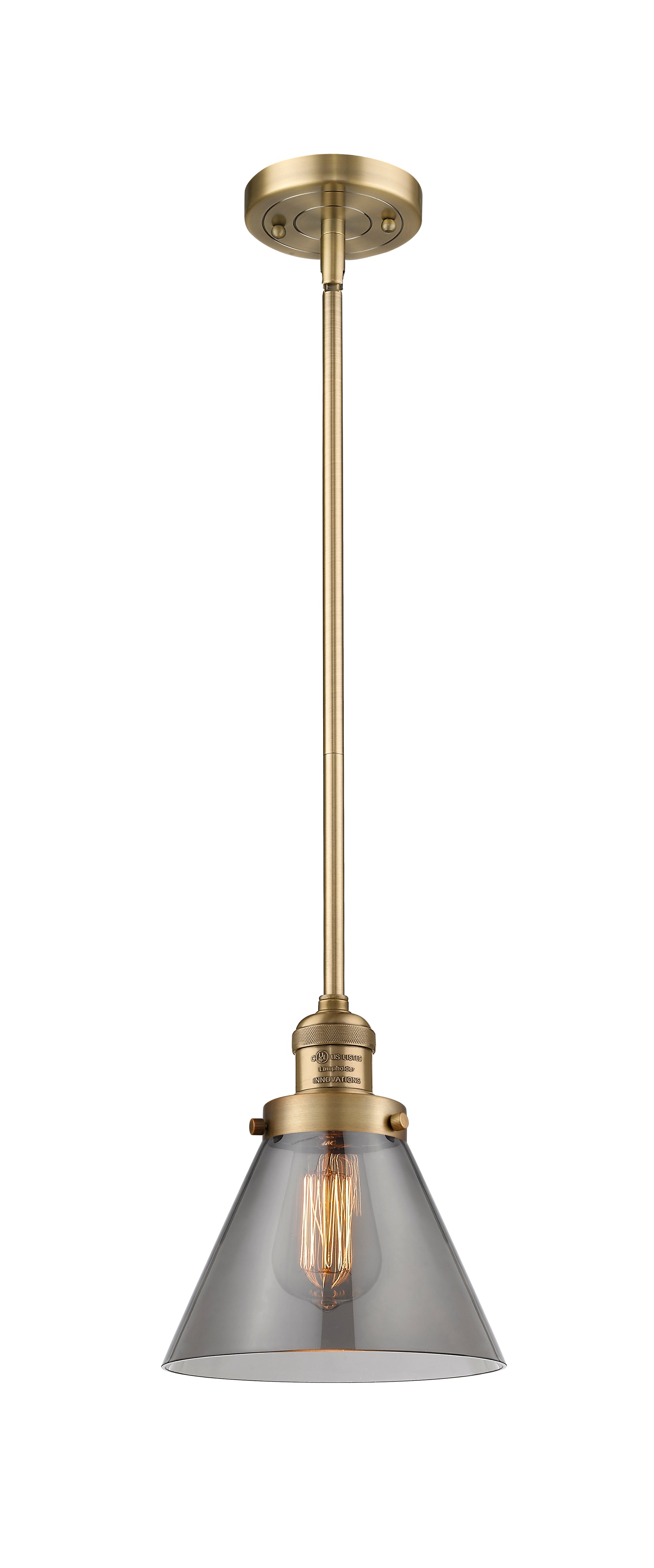 Franklin Restoration Mini Pendant Antique Brass