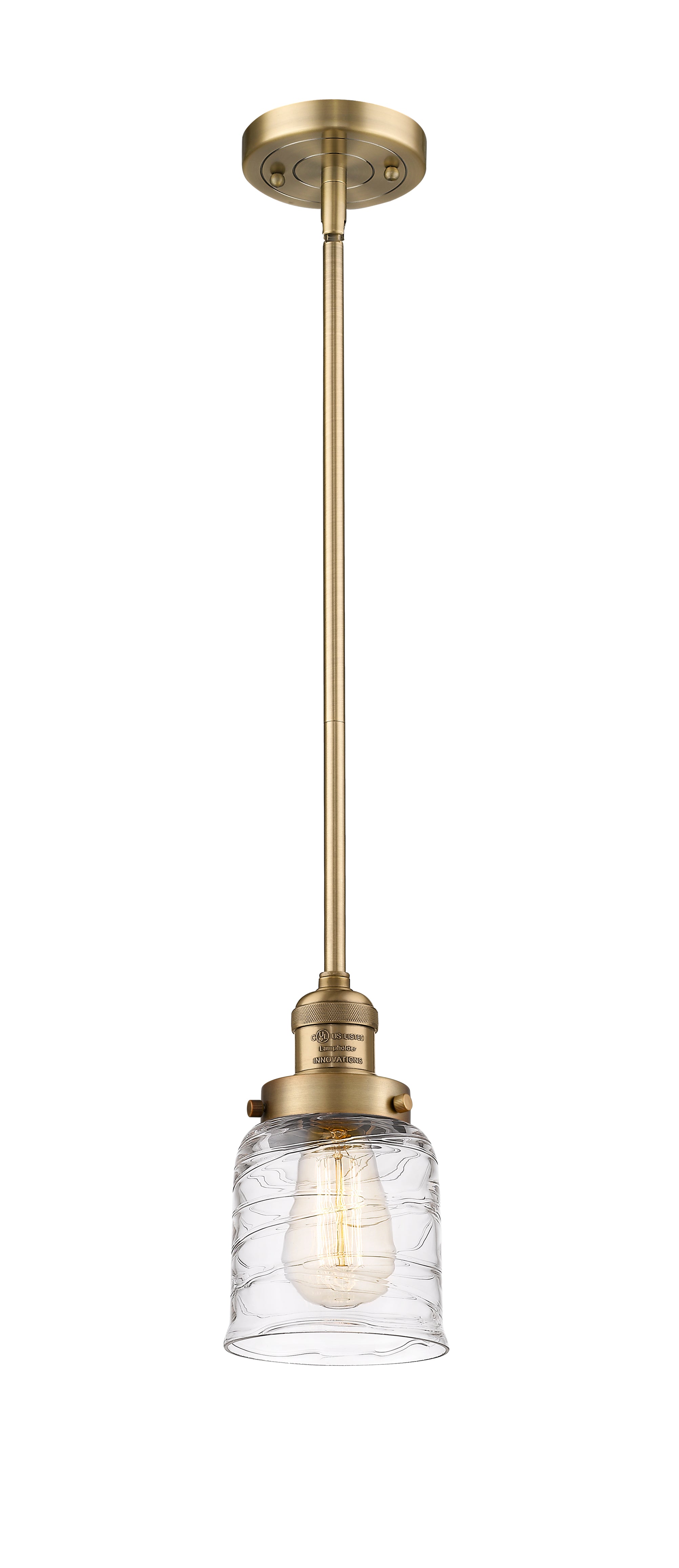 Franklin Restoration Mini Pendant Antique Brass