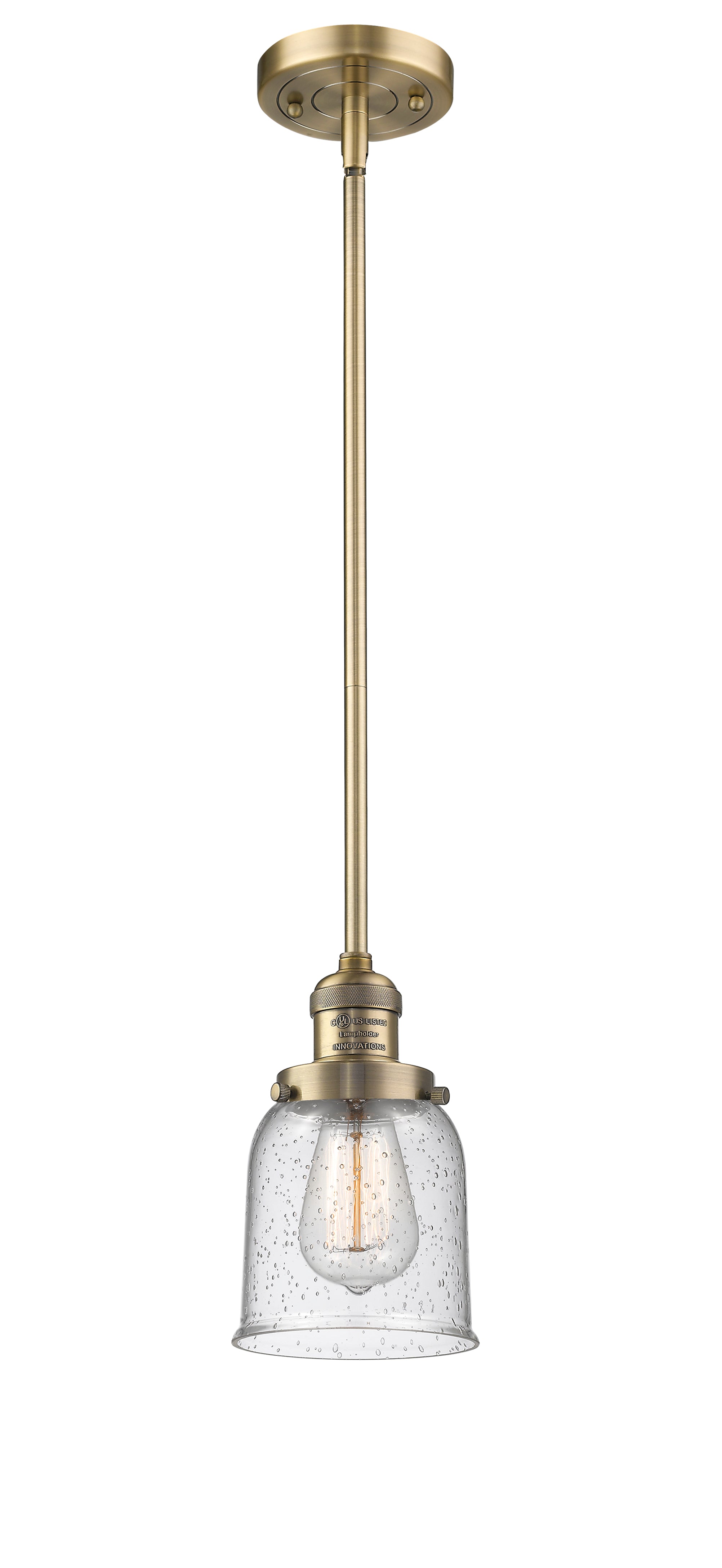 Franklin Restoration Brass Mini Pendant