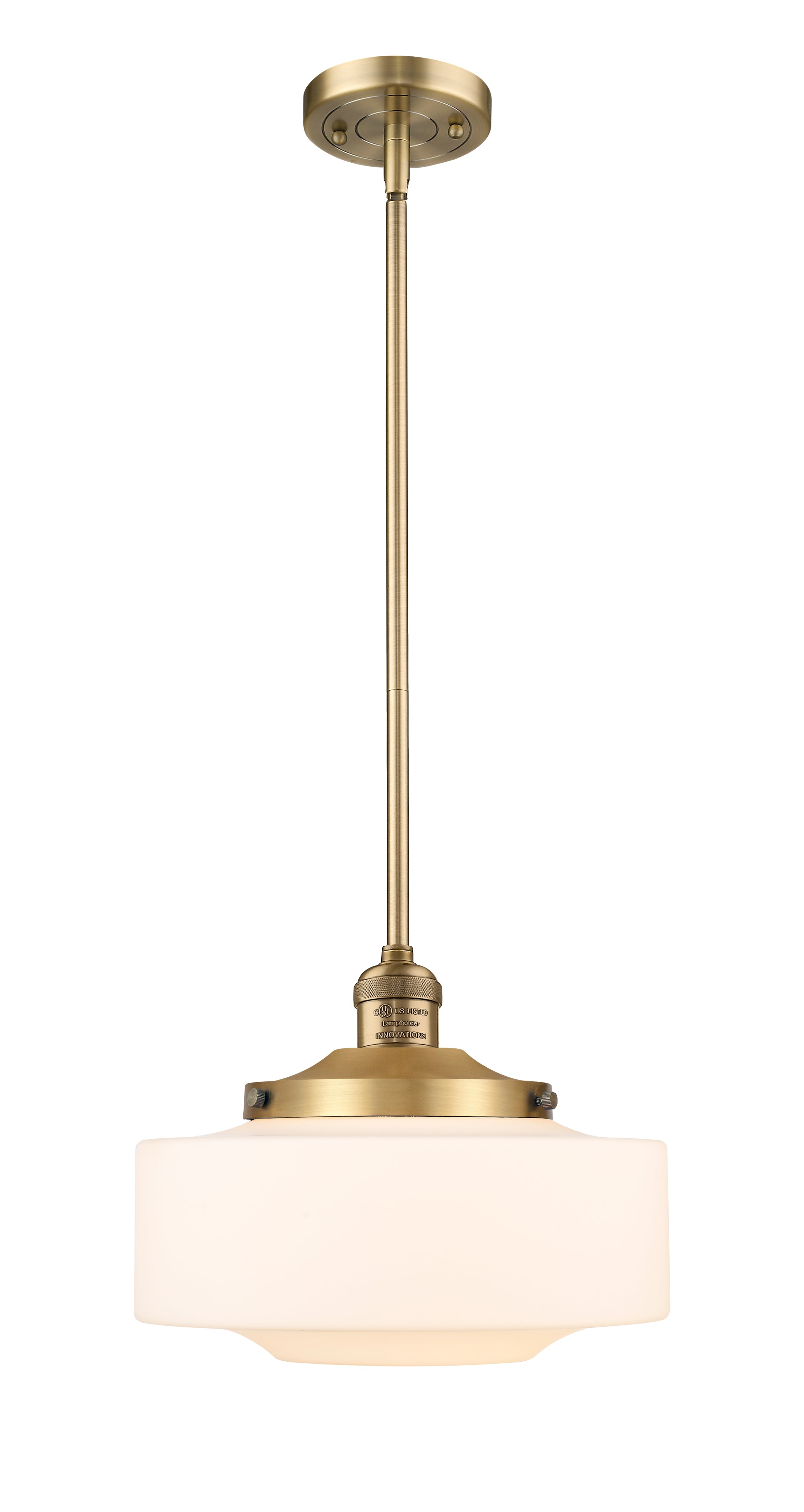Franklin Restoration Mini Pendant Brass Finish