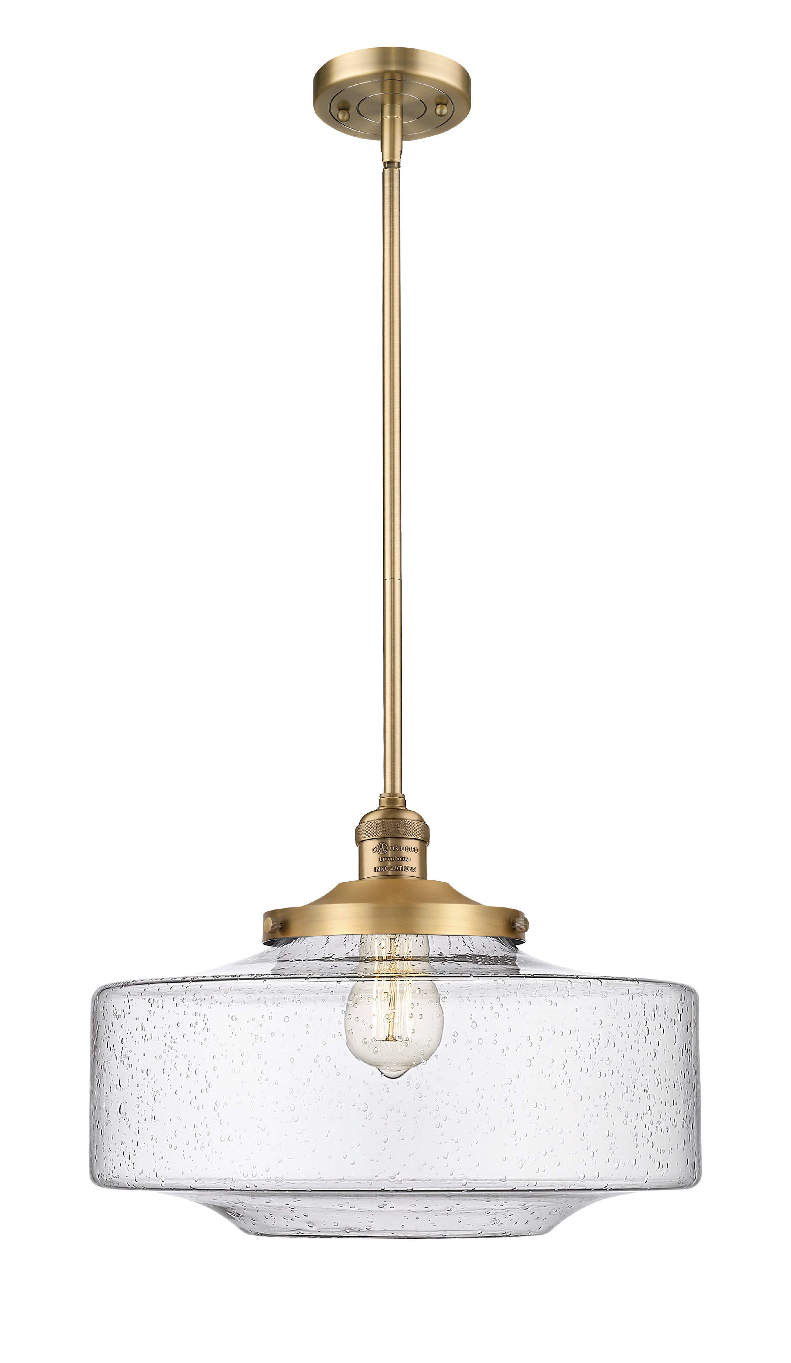 Franklin Restoration Antique Brass Mini Pendant