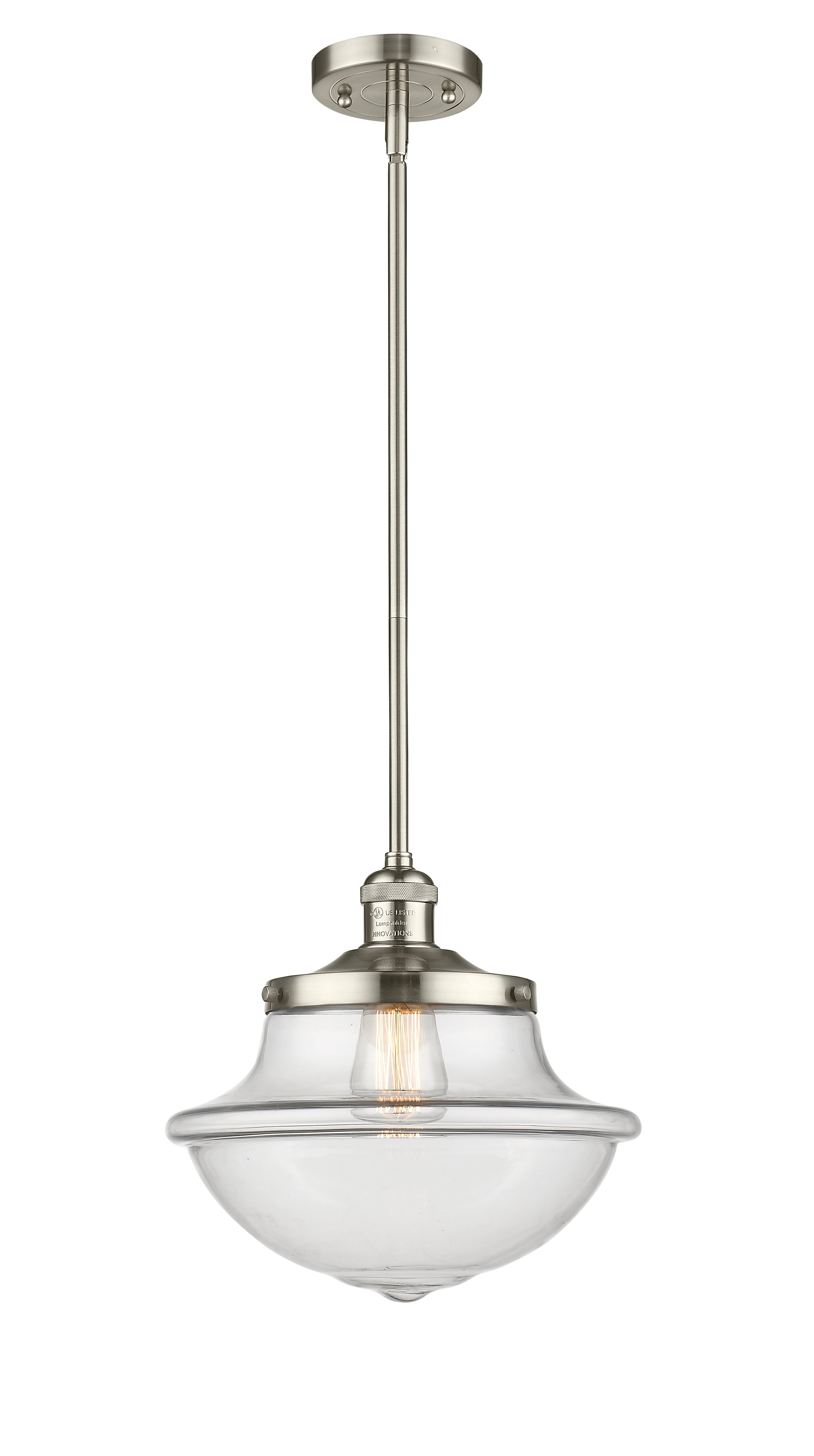 Franklin Restoration Mini Pendant Brass 11.5