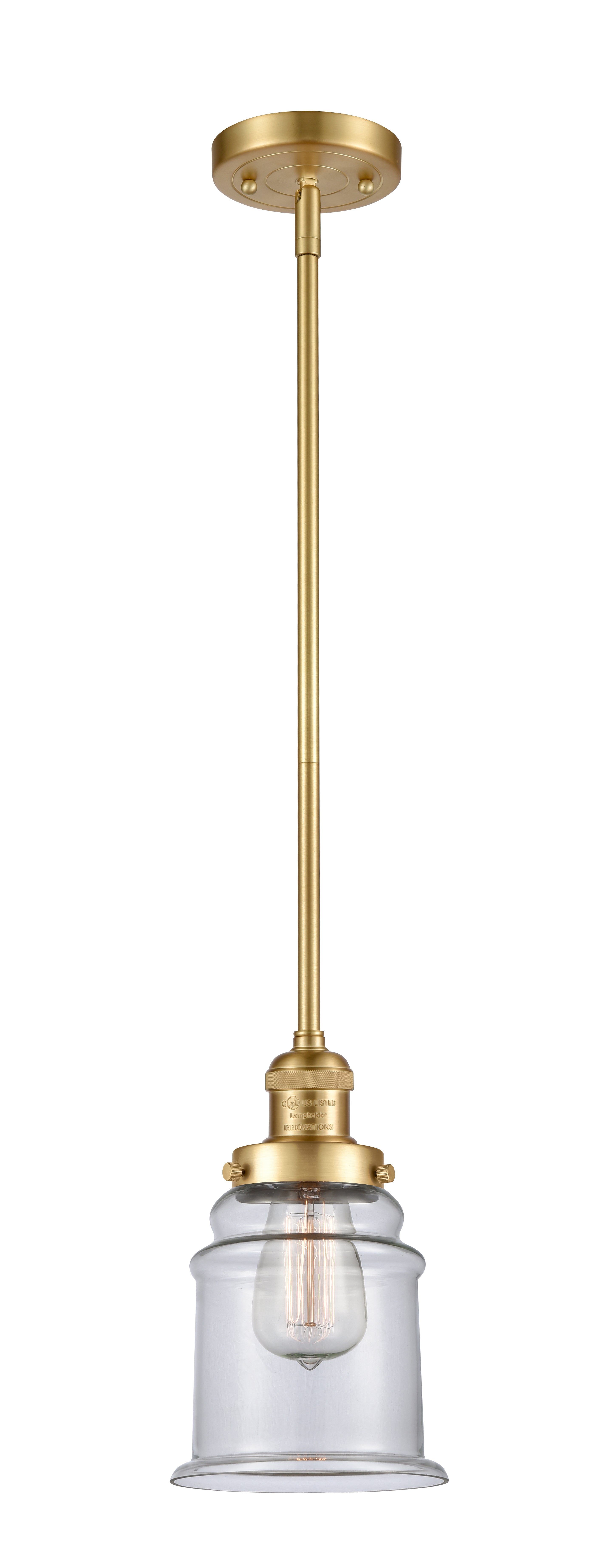 Franklin Restoration Mini Pendant Brass