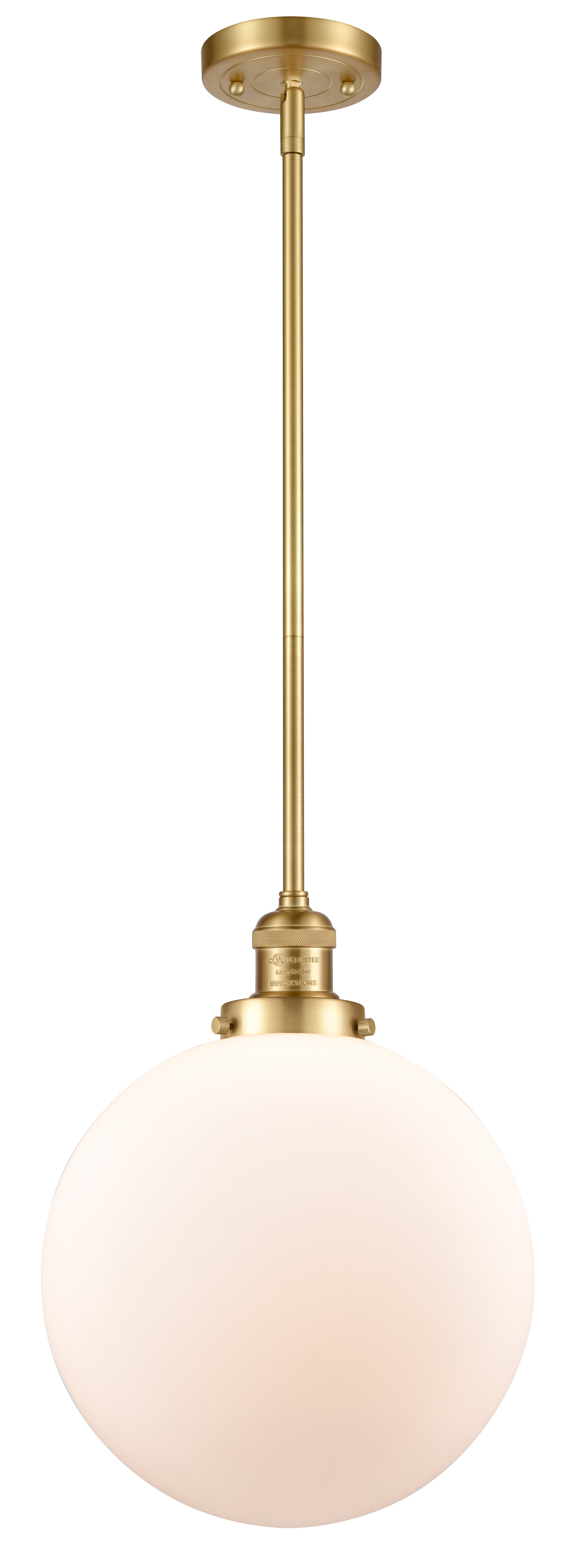 Franklin Restoration Mini Pendant Brass Finish