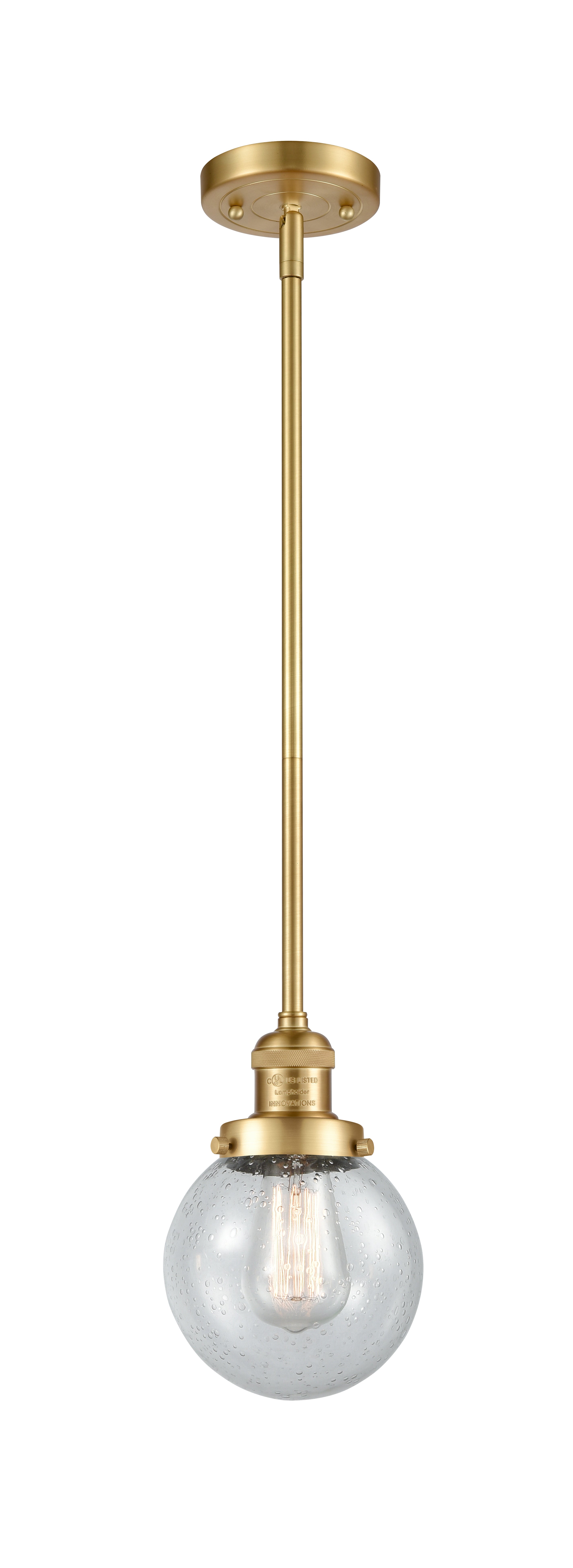 Franklin Restoration Mini Pendant Antique Brass
