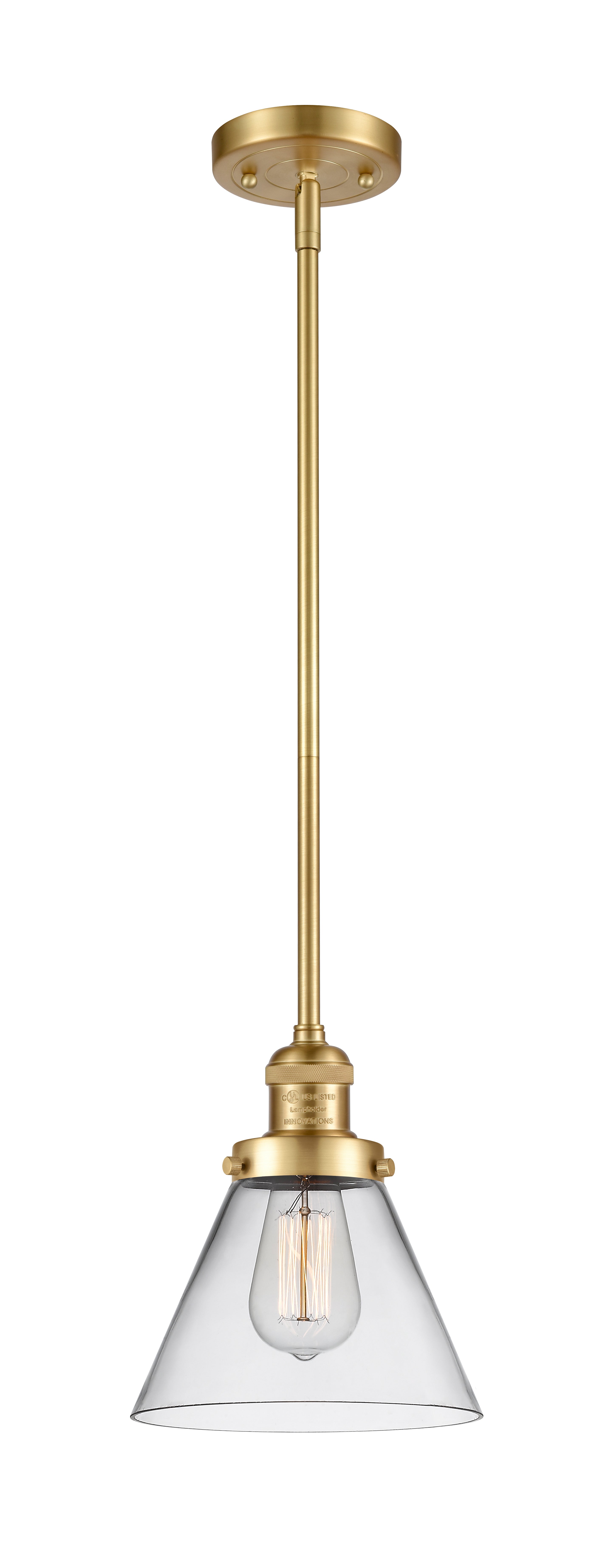 Franklin Restoration Mini Pendant Antique Brass