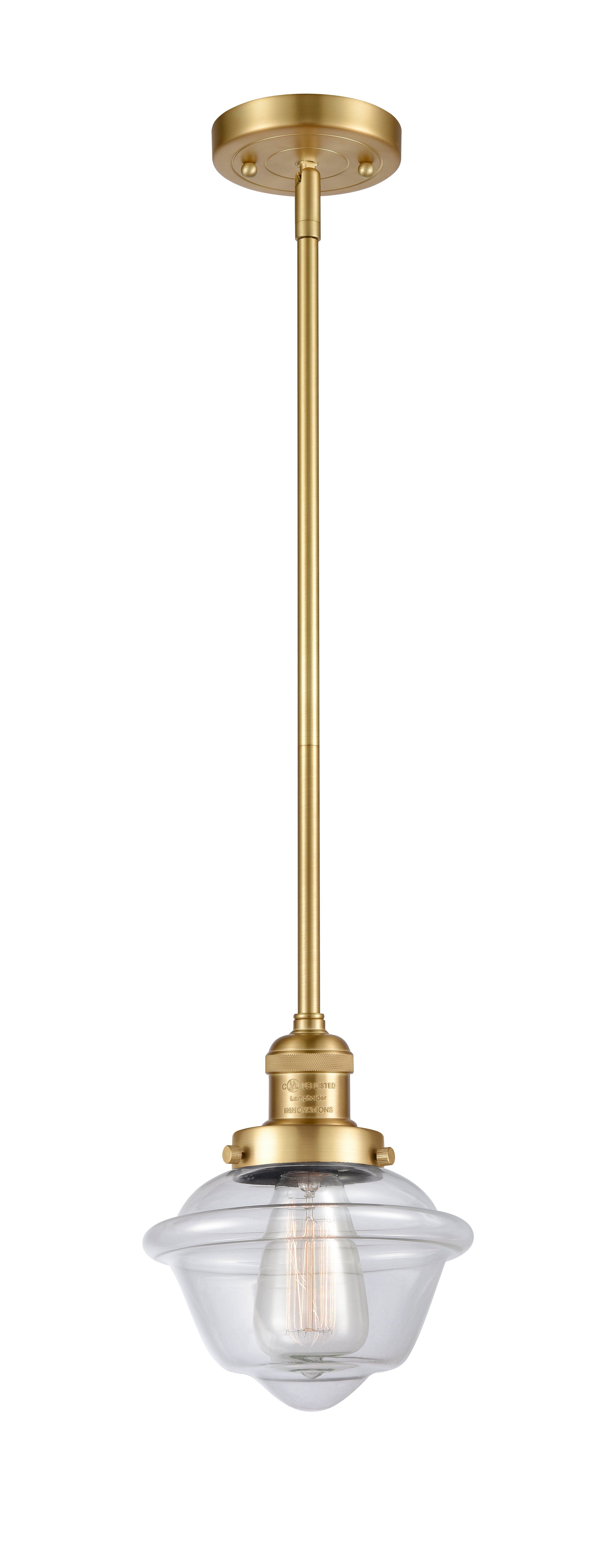 Franklin Restoration Mini Pendant Antique Brass