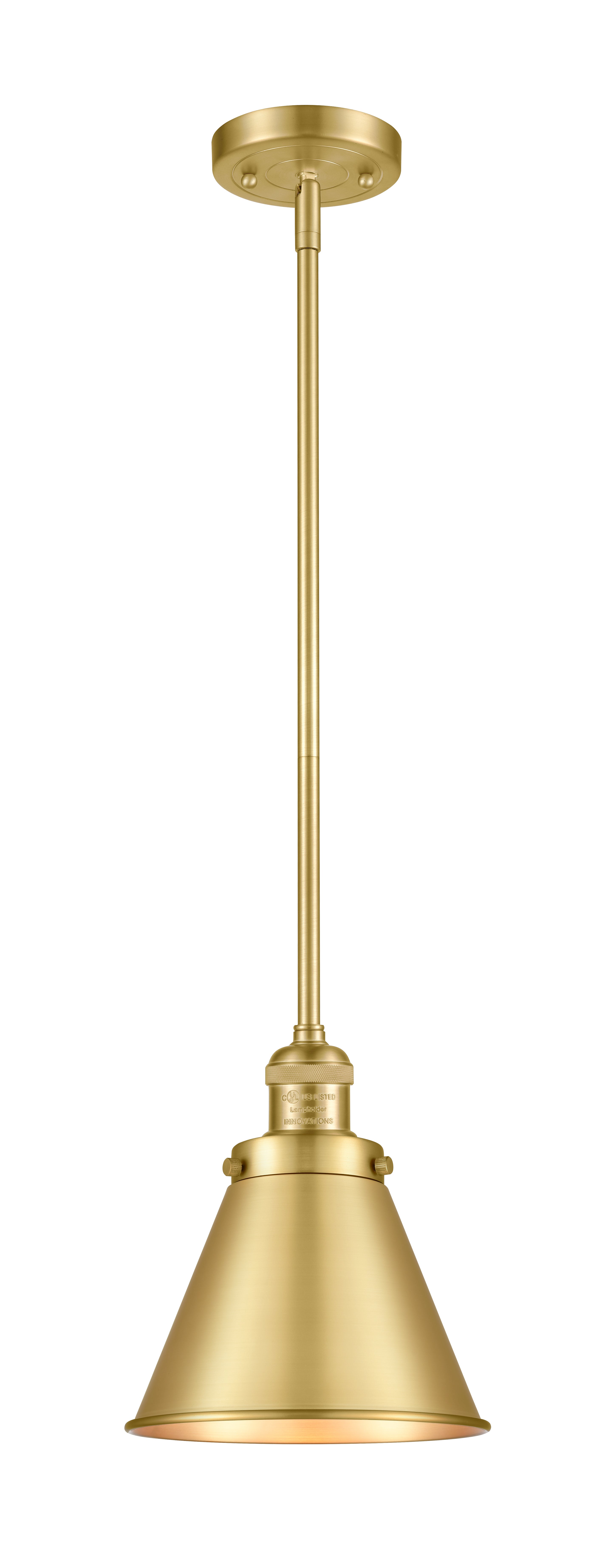 Franklin Restoration Mini Pendant Antique Brass