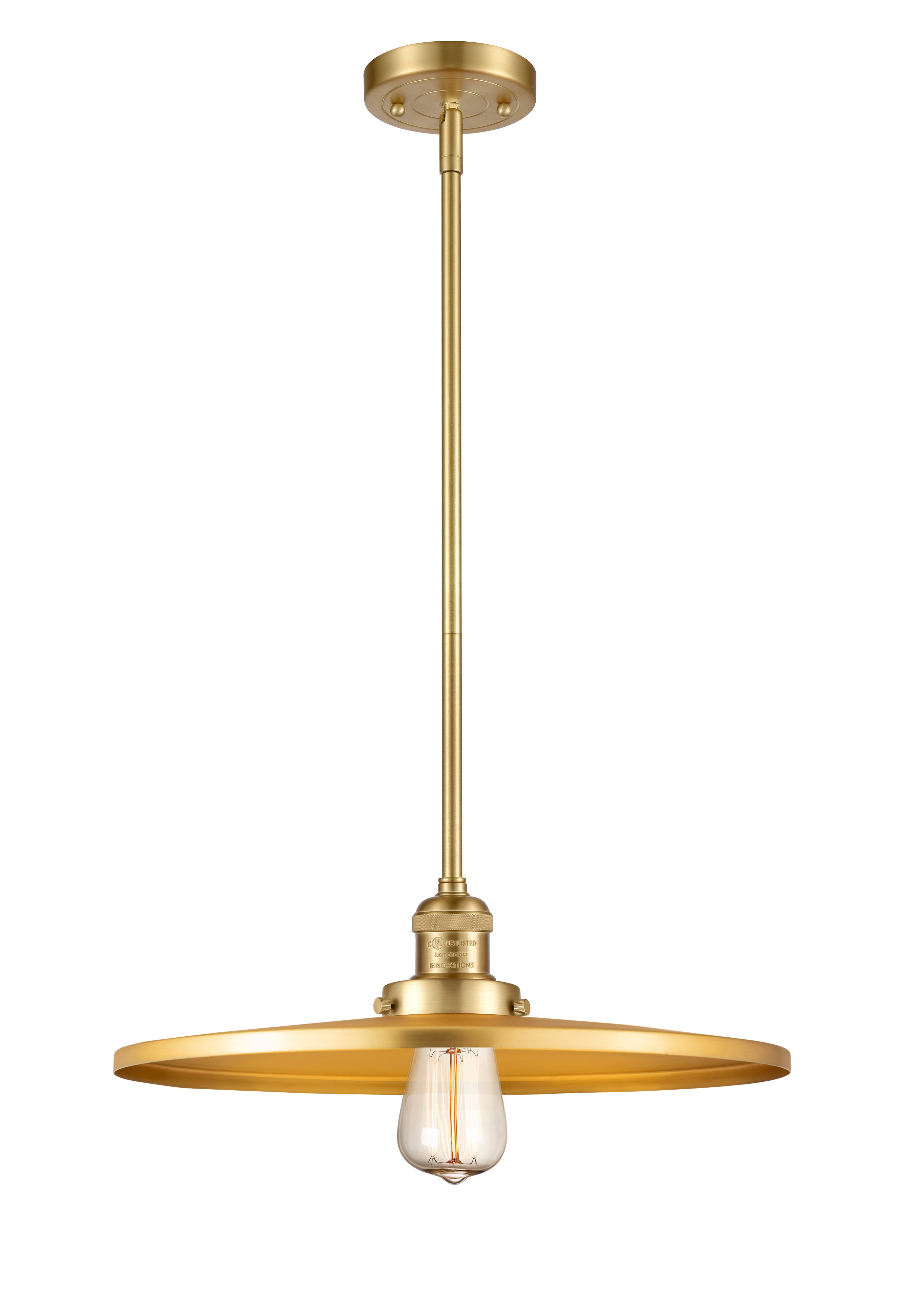 Franklin Restoration Mini Pendant 16 Antique Brass