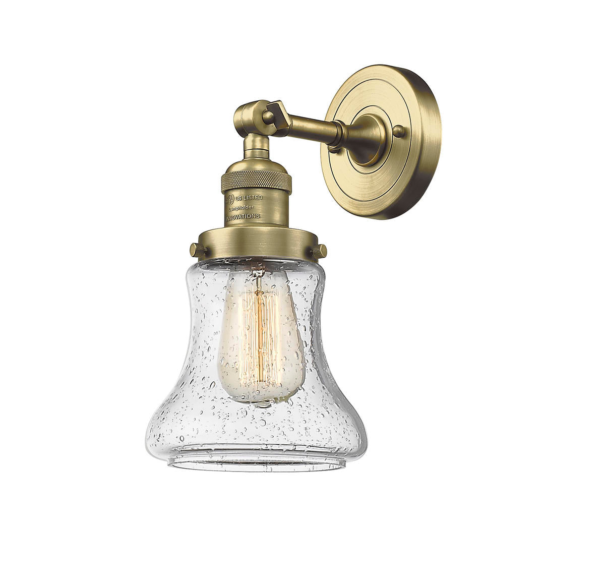 Franklin Restoration Sconce Cast Brass Finish